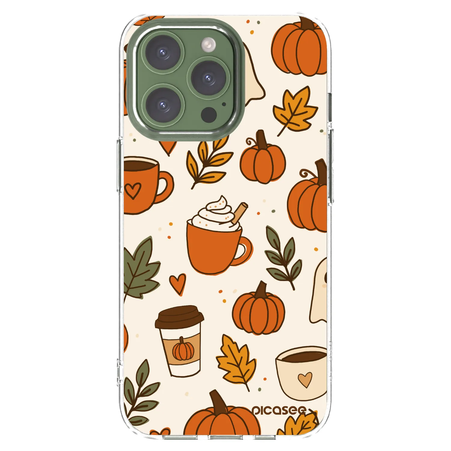 Picasee διαφανής θήκη σιλικόνης Apple iPhone 13 Pro - Fall vibes