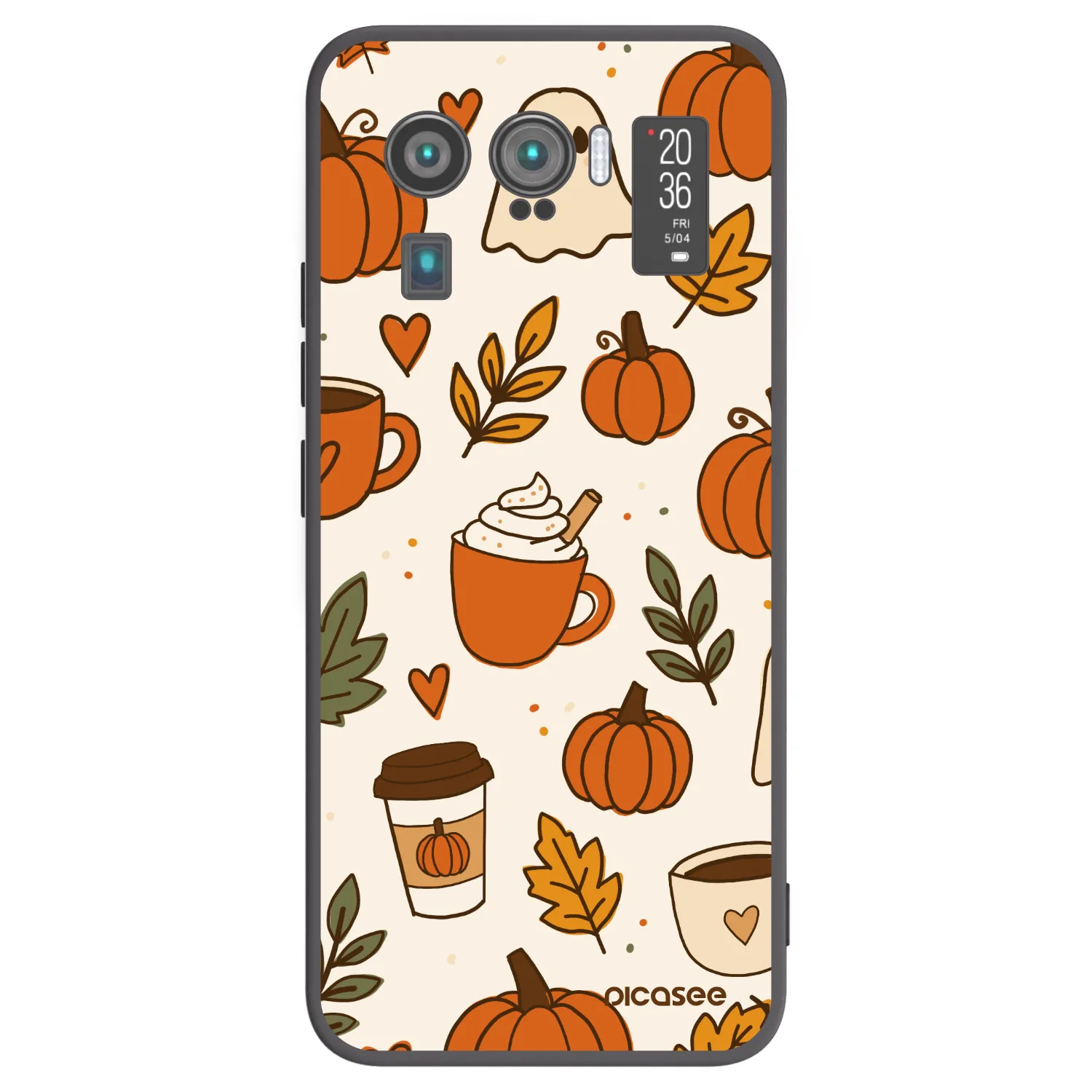 Picasee Μαύρη θήκη σιλικόνης για Xiaomi Mi 11 Ultra - Fall vibes