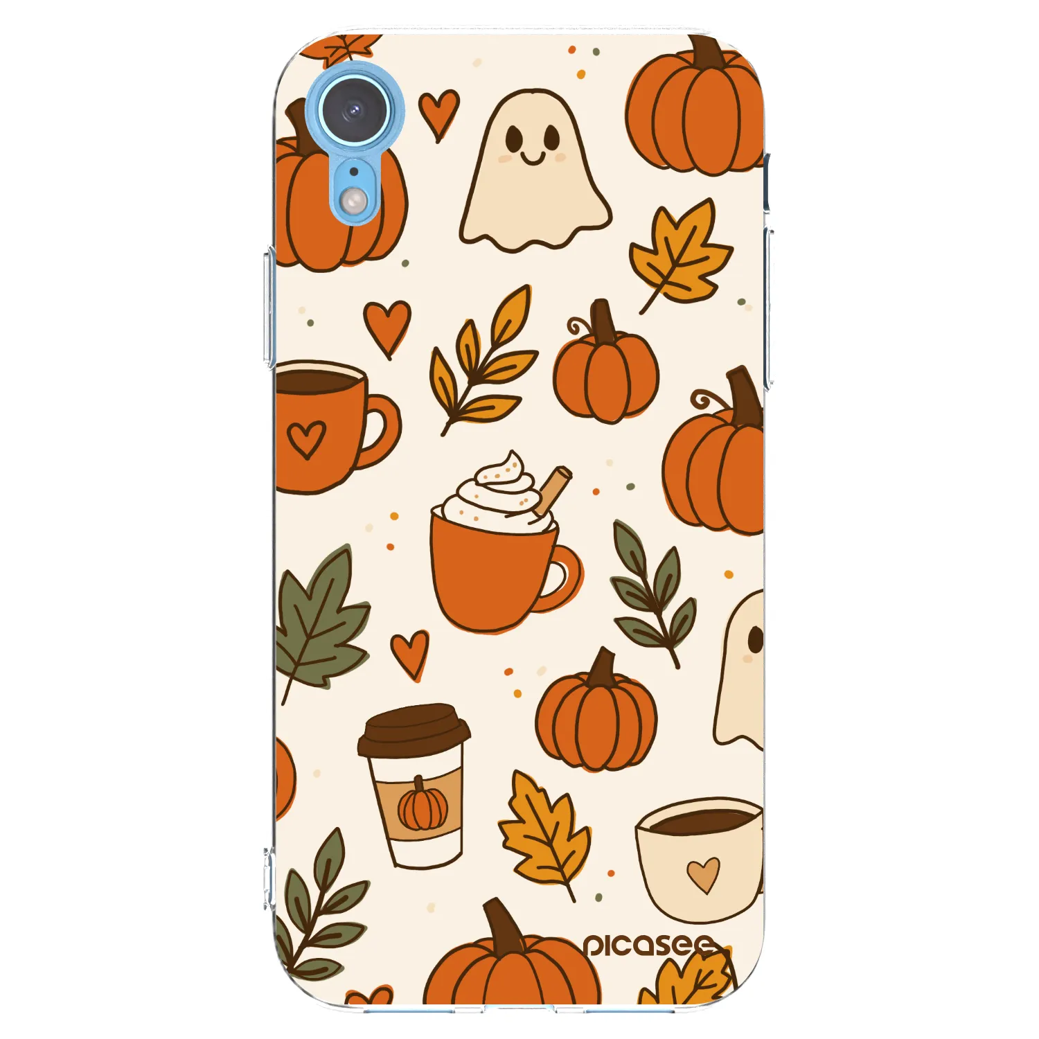 Picasee διαφανής θήκη σιλικόνης Apple iPhone XR - Fall vibes