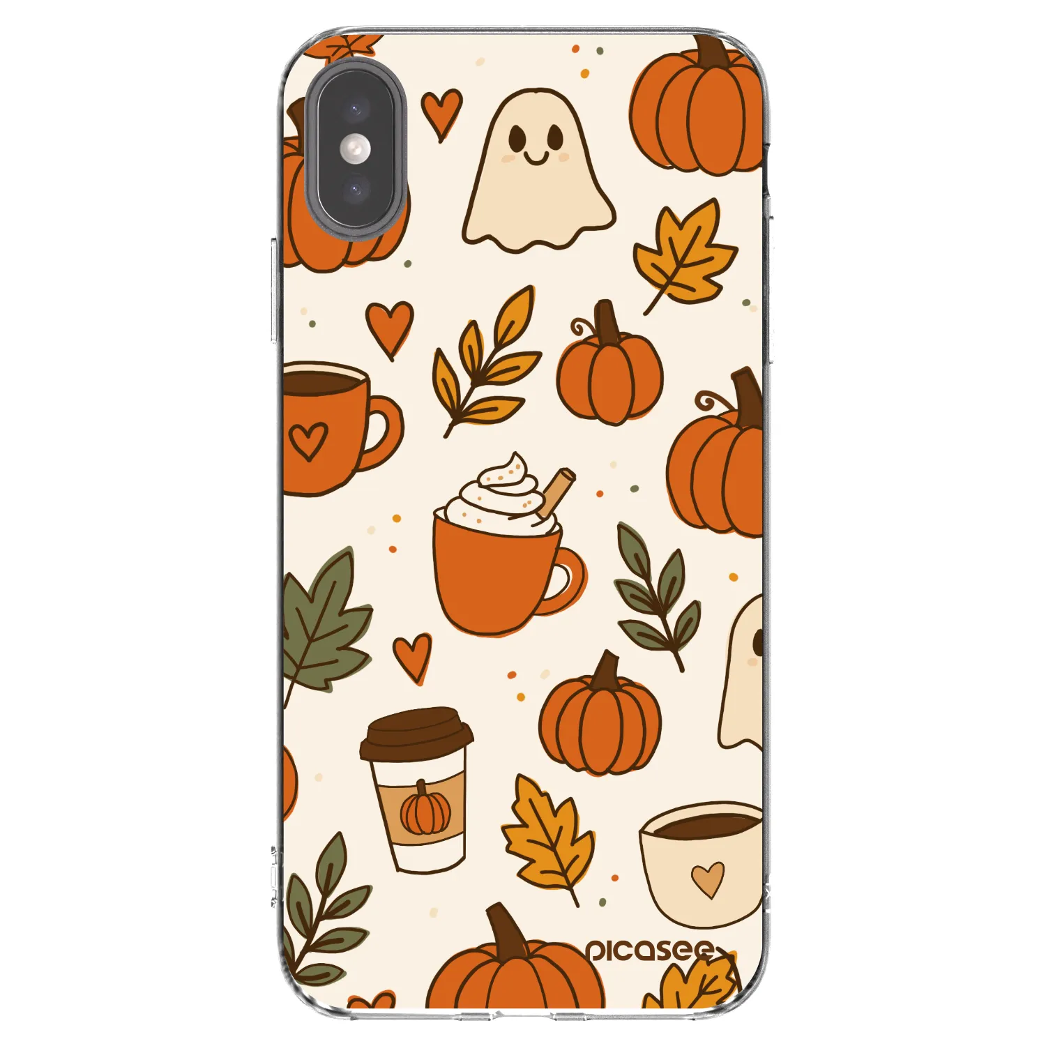 Picasee διαφανής θήκη σιλικόνης Apple iPhone XS Max - Fall vibes