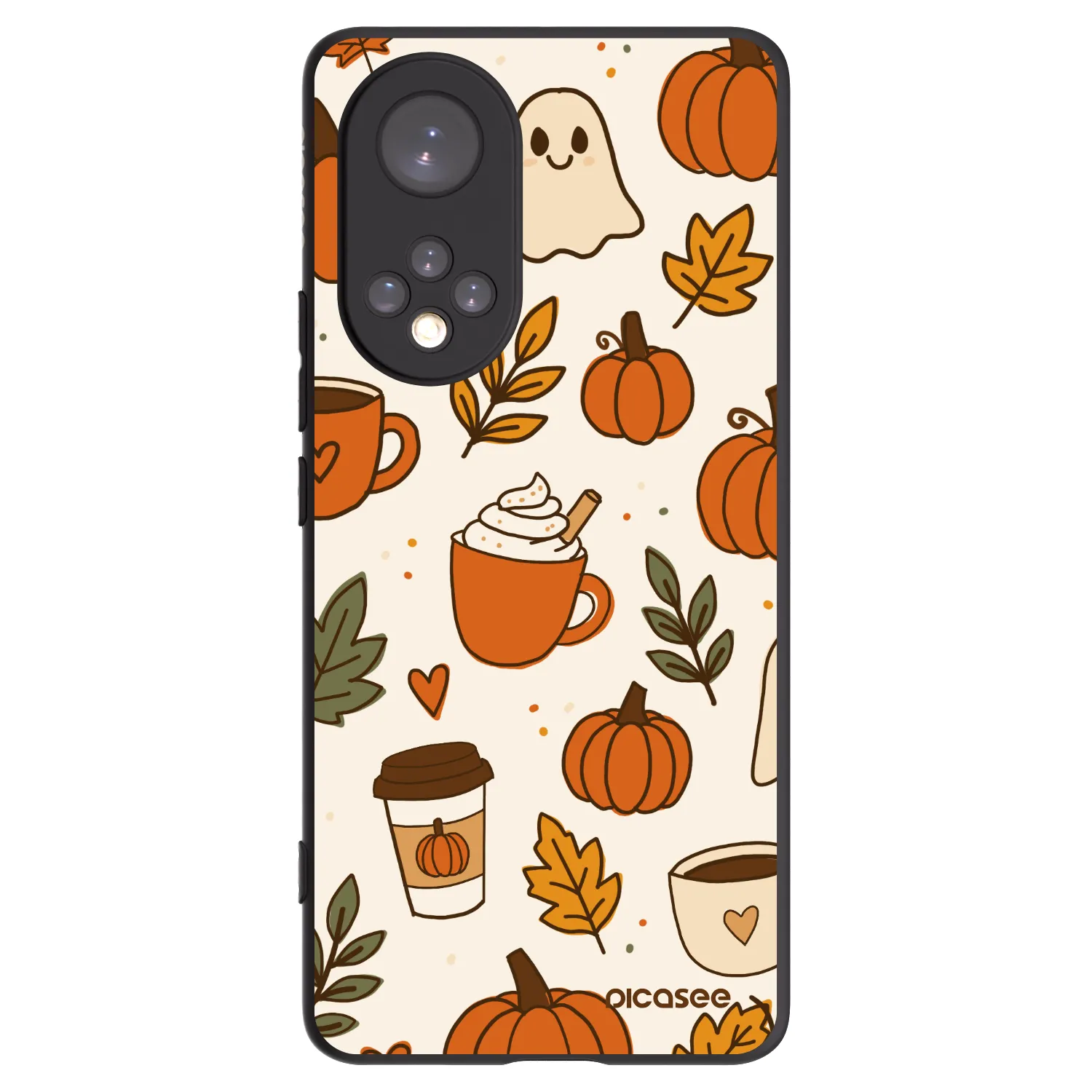 Picasee Μαύρη θήκη σιλικόνης για Huawei Nova 9 - Fall vibes