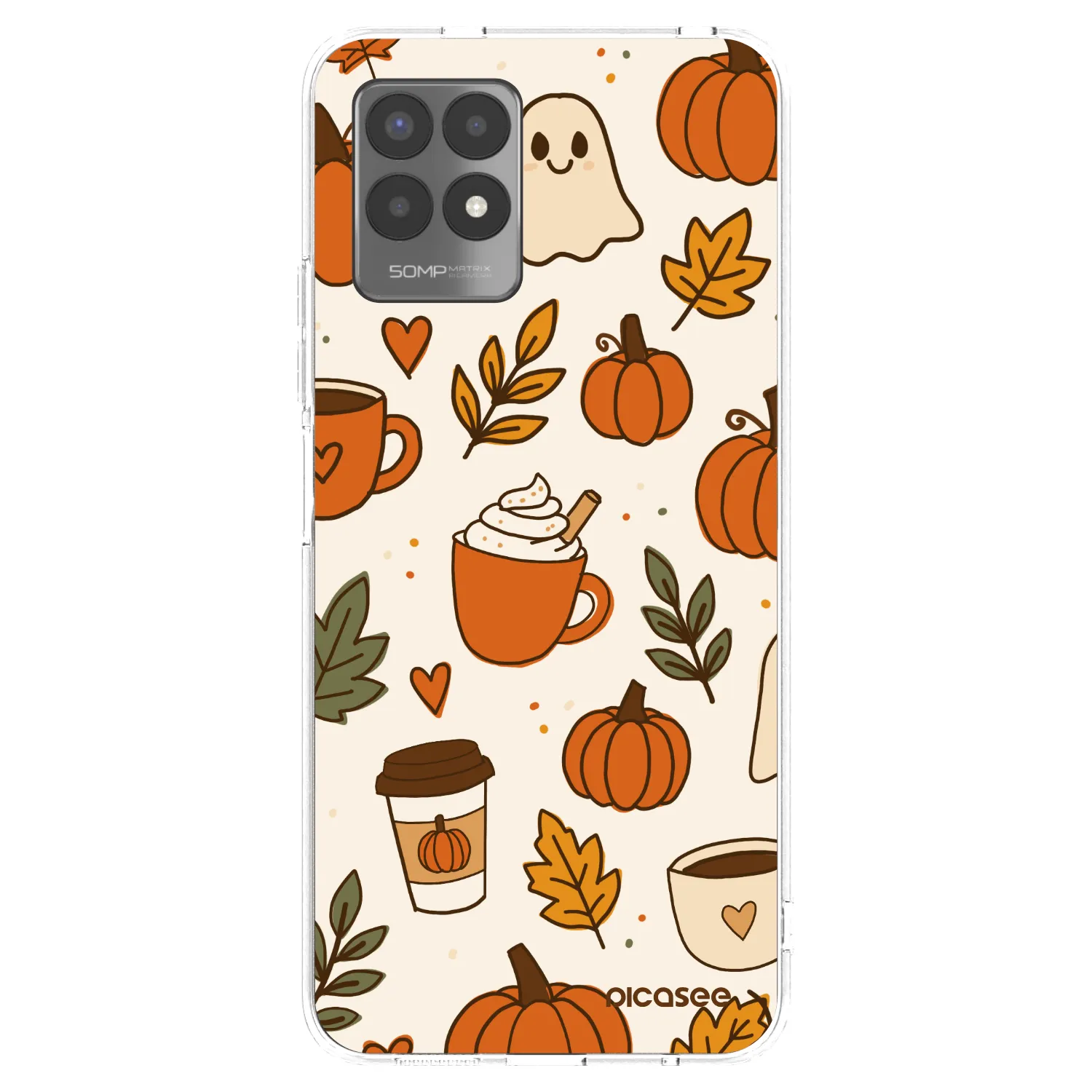 Picasee διαφανής θήκη σιλικόνης Realme 8i - Fall vibes