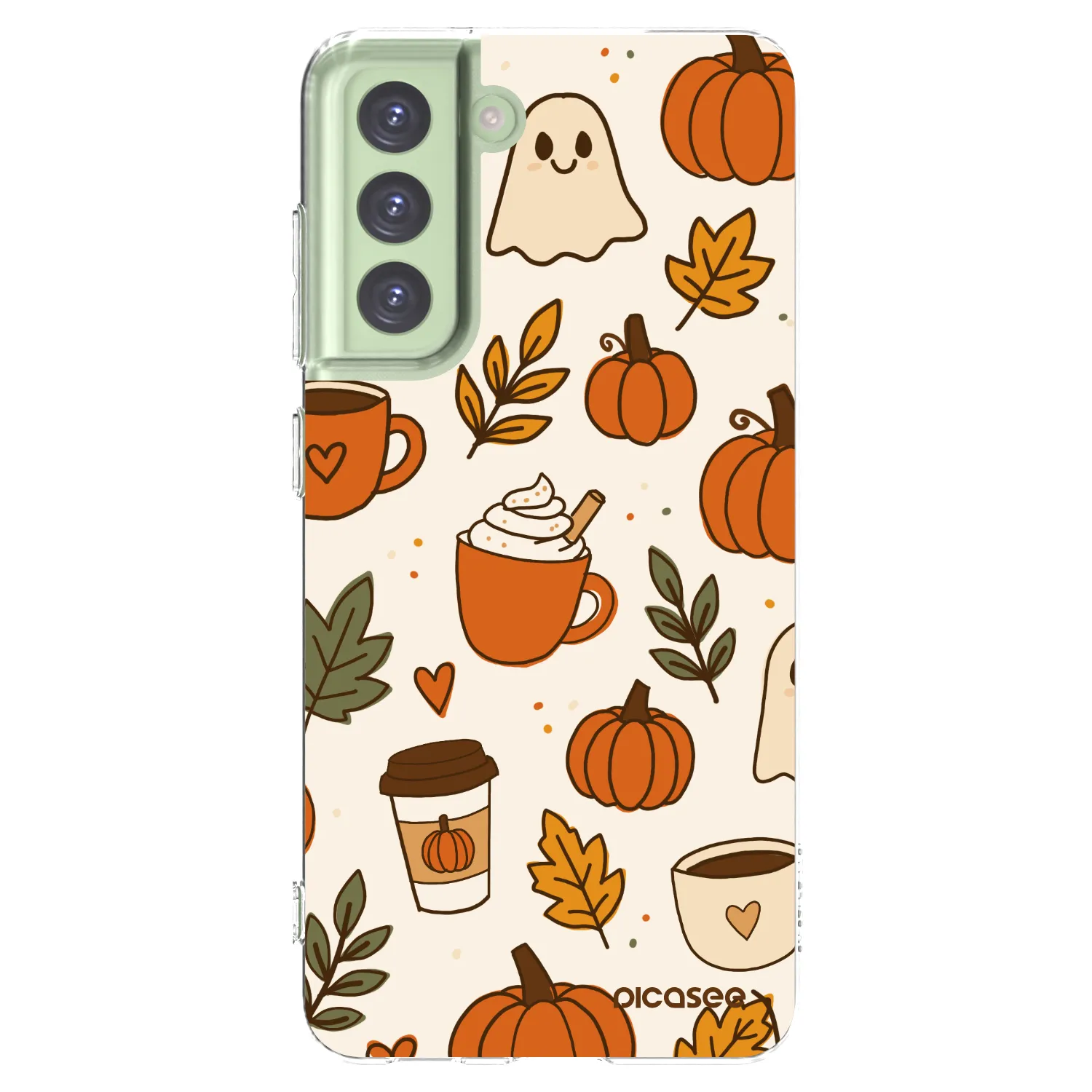 Picasee διαφανής θήκη σιλικόνης Samsung Galaxy S21 FE 5G - Fall vibes