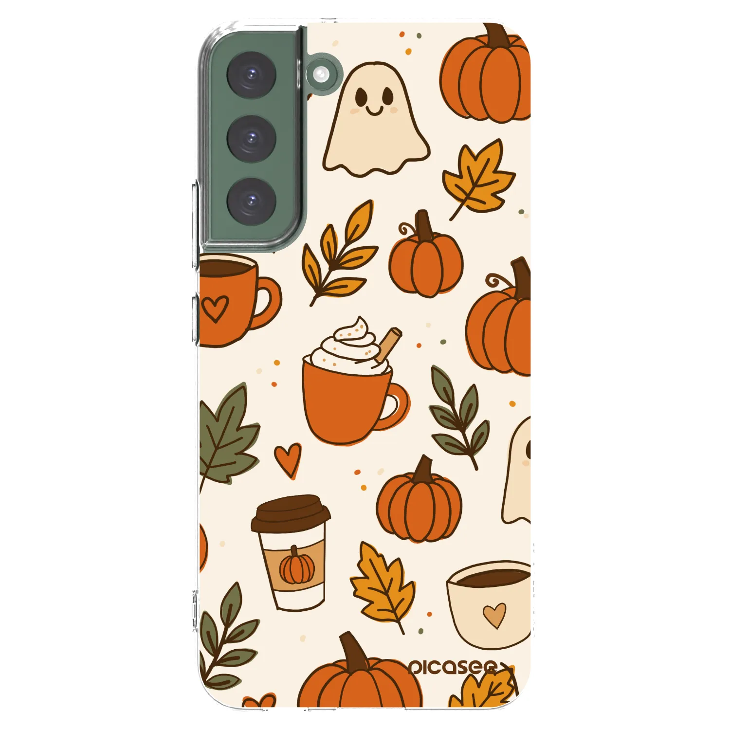 Picasee διαφανής θήκη σιλικόνης Samsung Galaxy S22+ 5G - Fall vibes