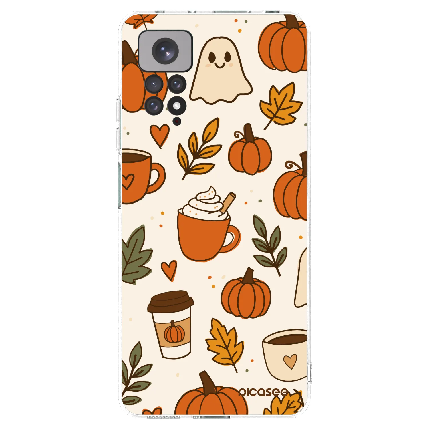 Picasee διαφανής θήκη σιλικόνης Xiaomi Redmi Note 11 - Fall vibes