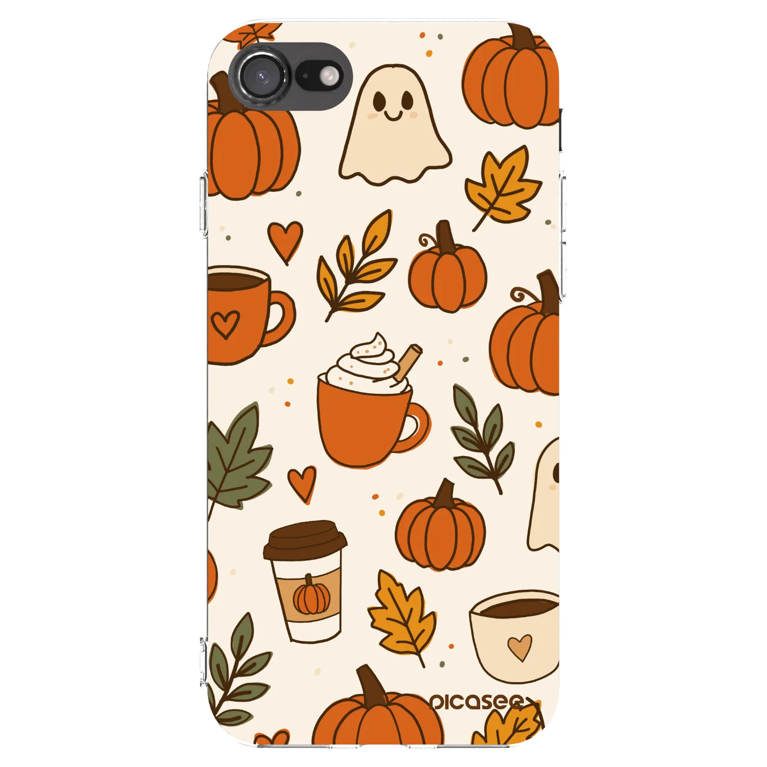 Picasee διαφανής θήκη σιλικόνης Apple iPhone SE 2022 - Fall vibes