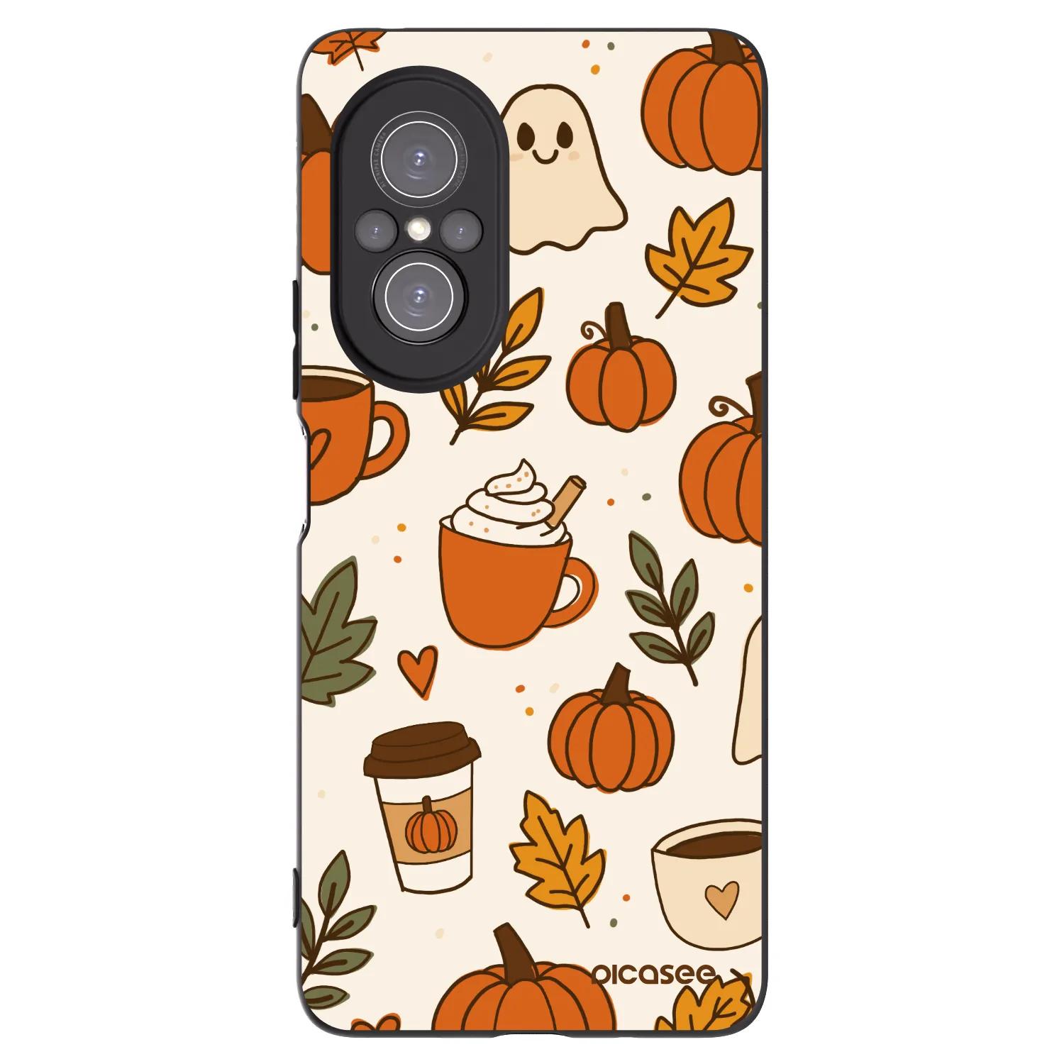 Picasee Μαύρη θήκη σιλικόνης για Huawei Nova 9 SE - Fall vibes