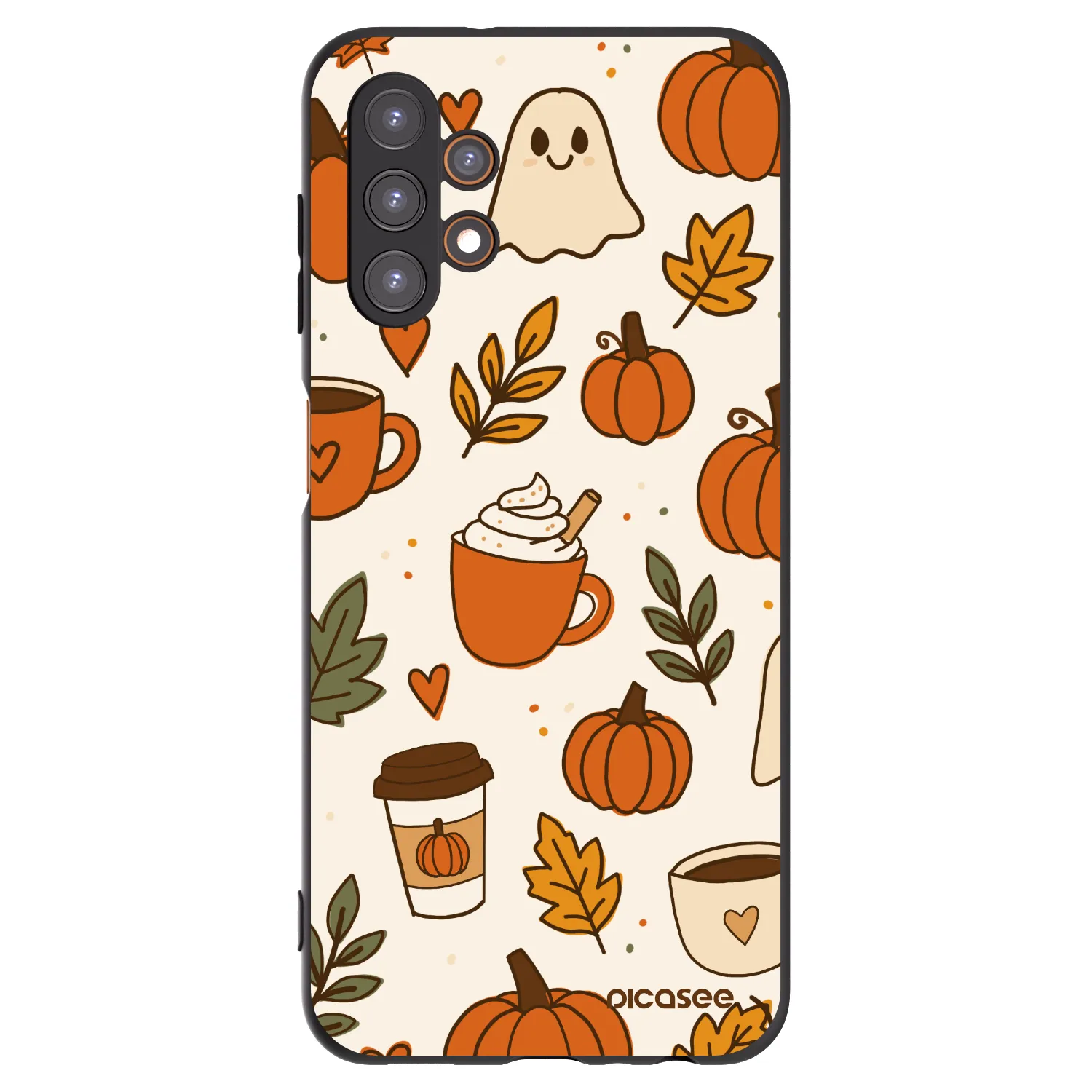 Picasee Μαύρη θήκη σιλικόνης για Samsung Galaxy A13 4G A135 - Fall vibes