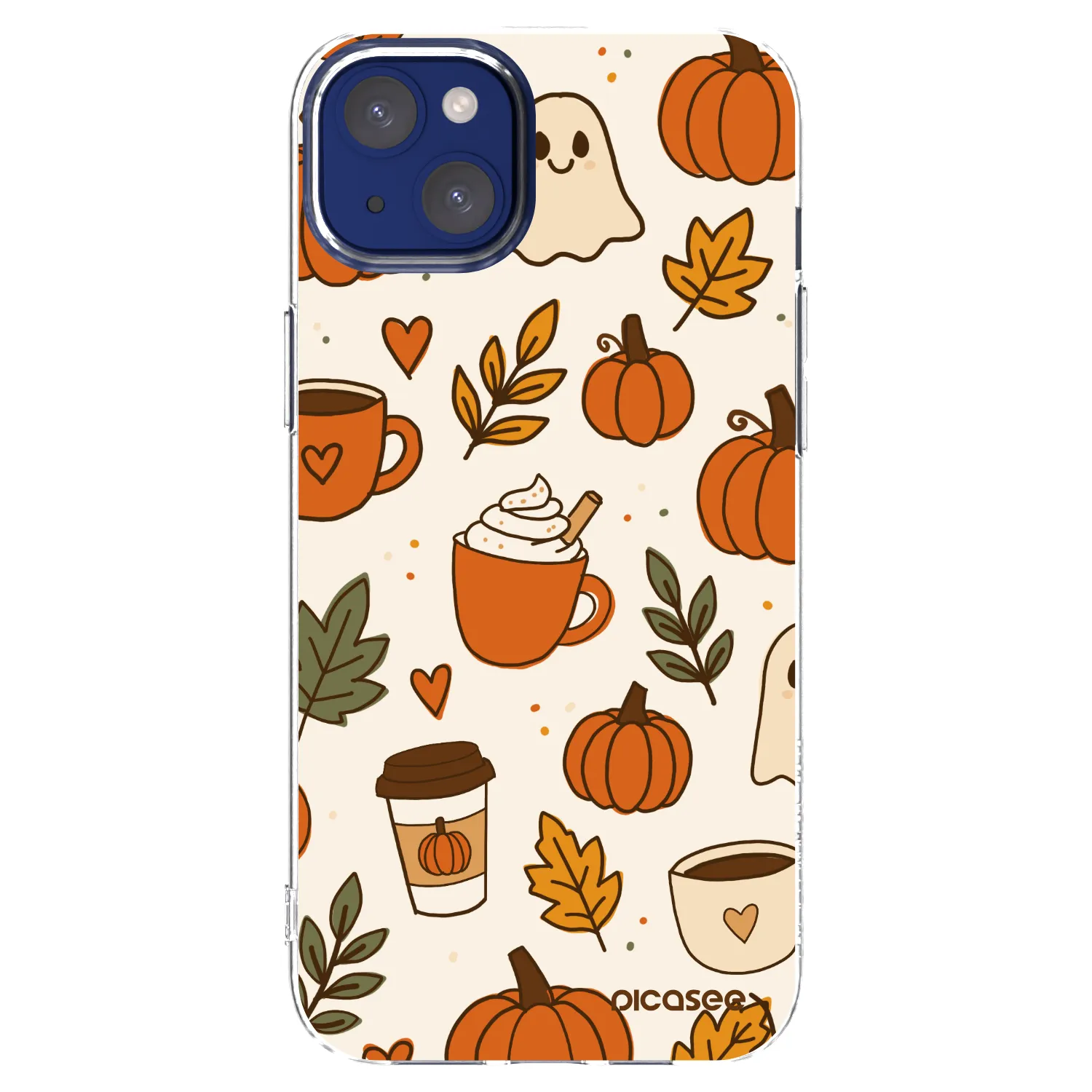Picasee διαφανής θήκη σιλικόνης Apple iPhone 14 Plus - Fall vibes