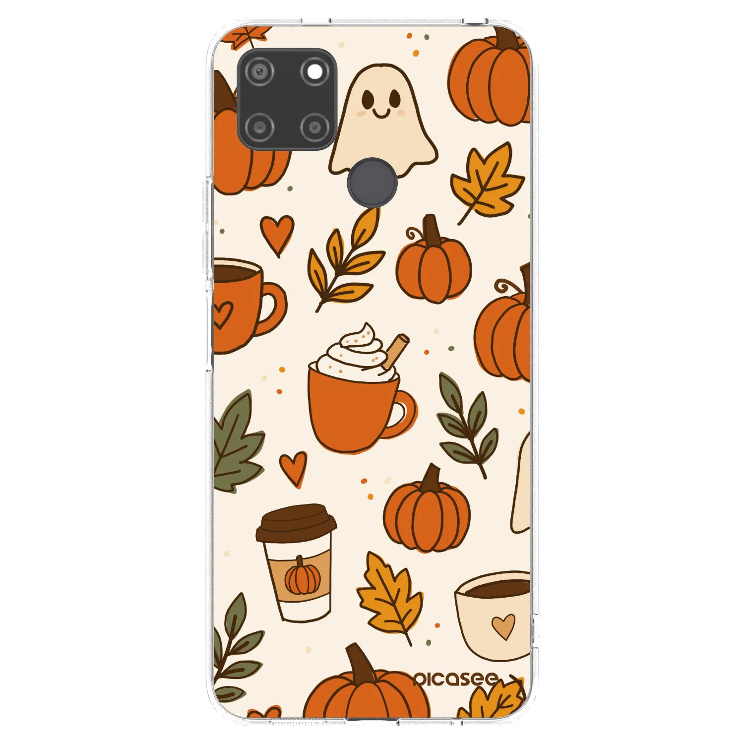 Picasee διαφανής θήκη σιλικόνης Realme C21Y - Fall vibes