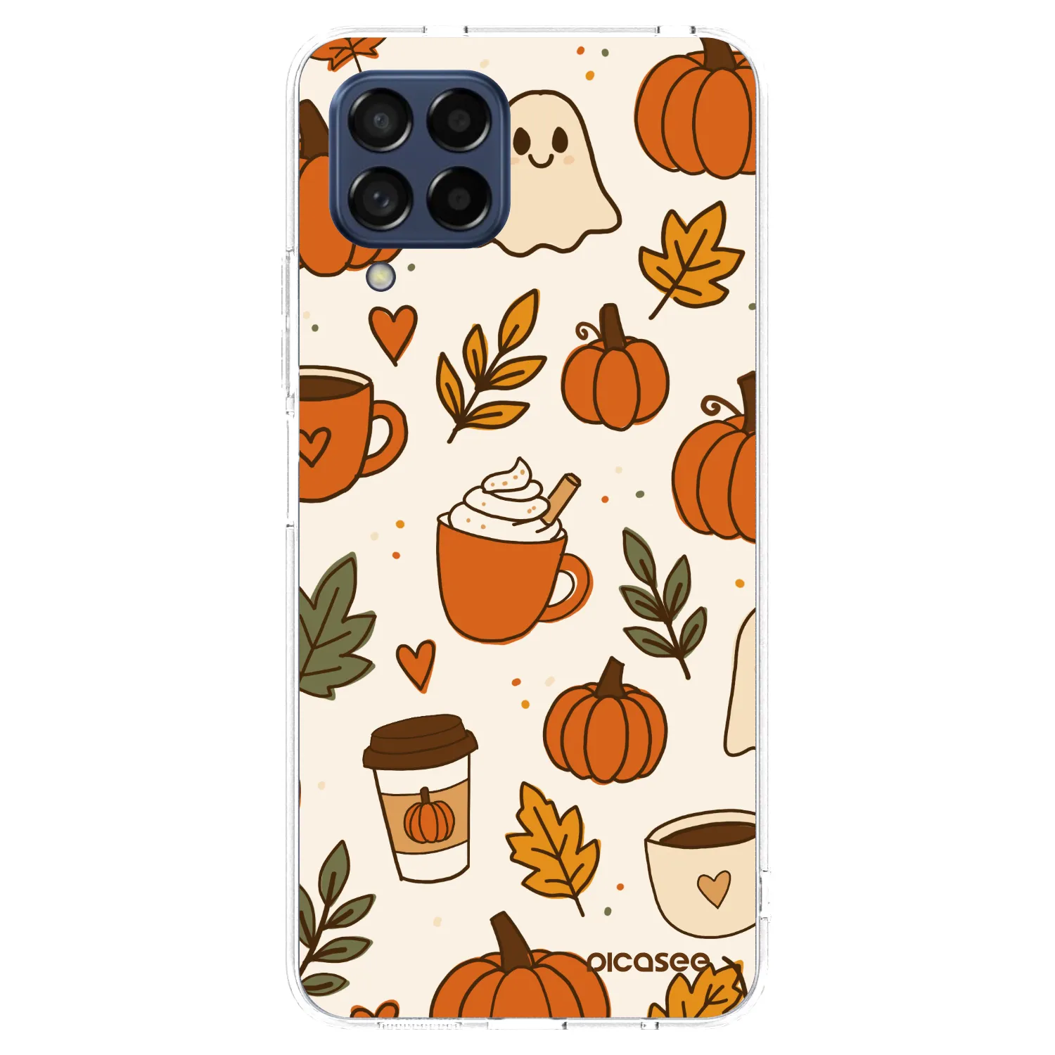 Picasee διαφανής θήκη σιλικόνης Samsung Galaxy M53 5G - Fall vibes