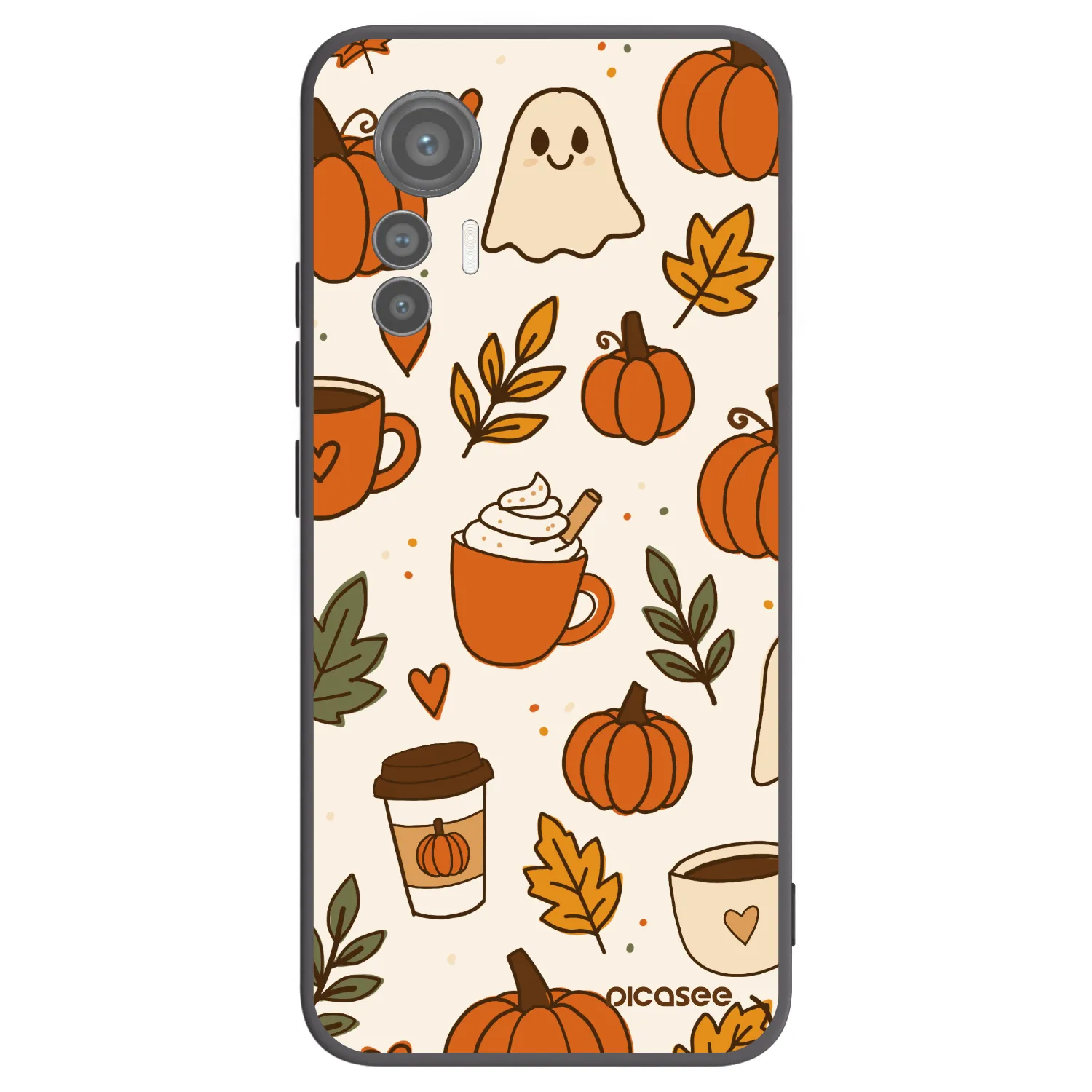 Picasee Μαύρη θήκη σιλικόνης για Xiaomi 12 Lite - Fall vibes