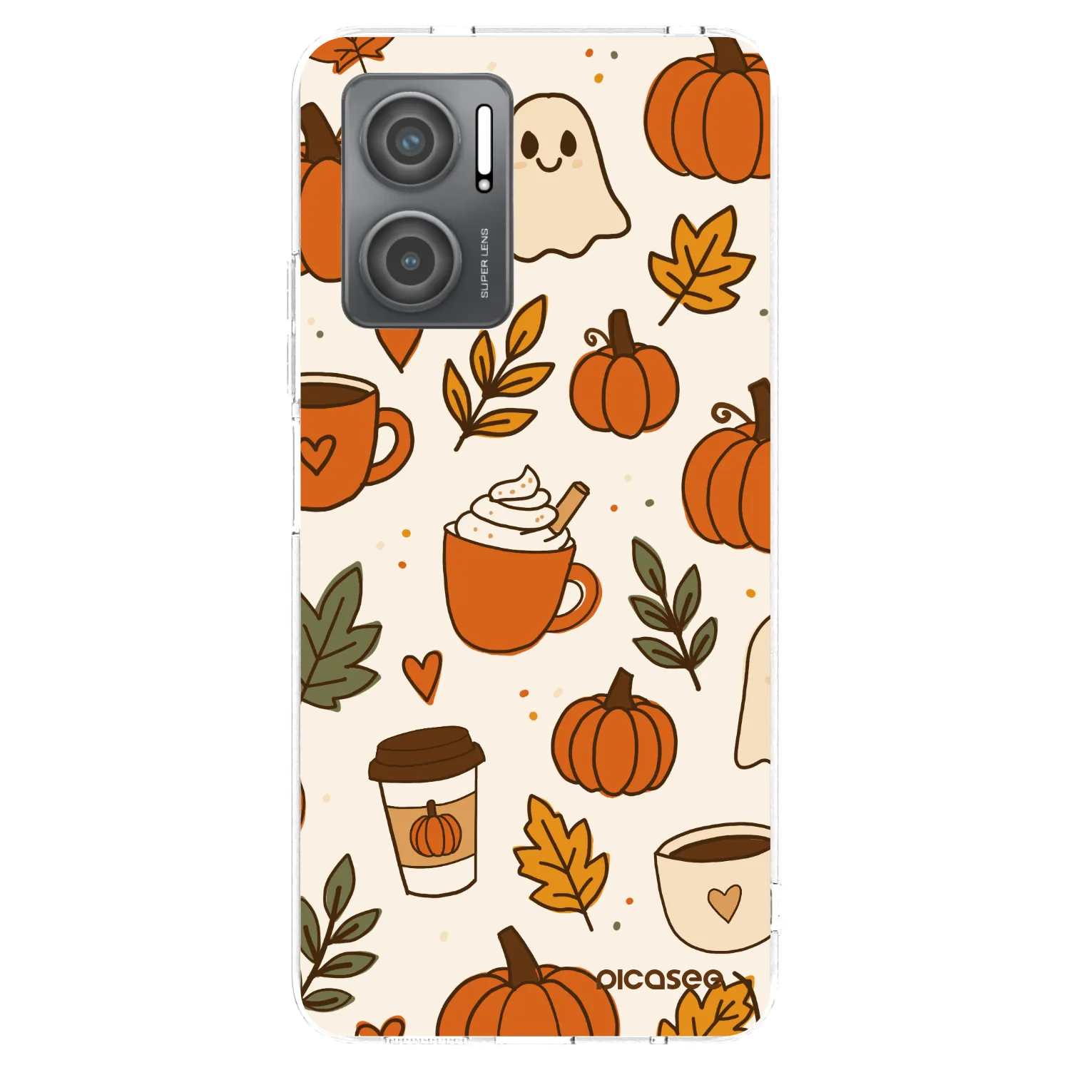 Picasee διαφανής θήκη σιλικόνης Xiaomi Redmi 10 5G - Fall vibes