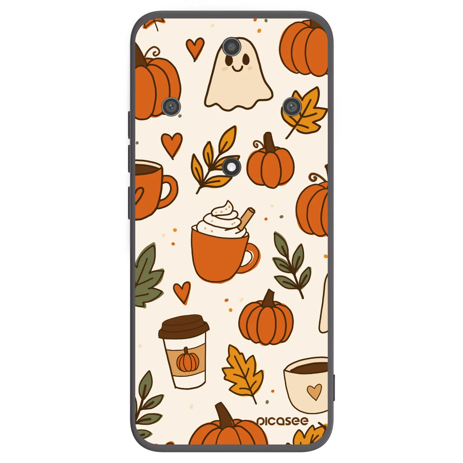 Picasee Μαύρη θήκη σιλικόνης για Honor Magic5 Lite 5G - Fall vibes