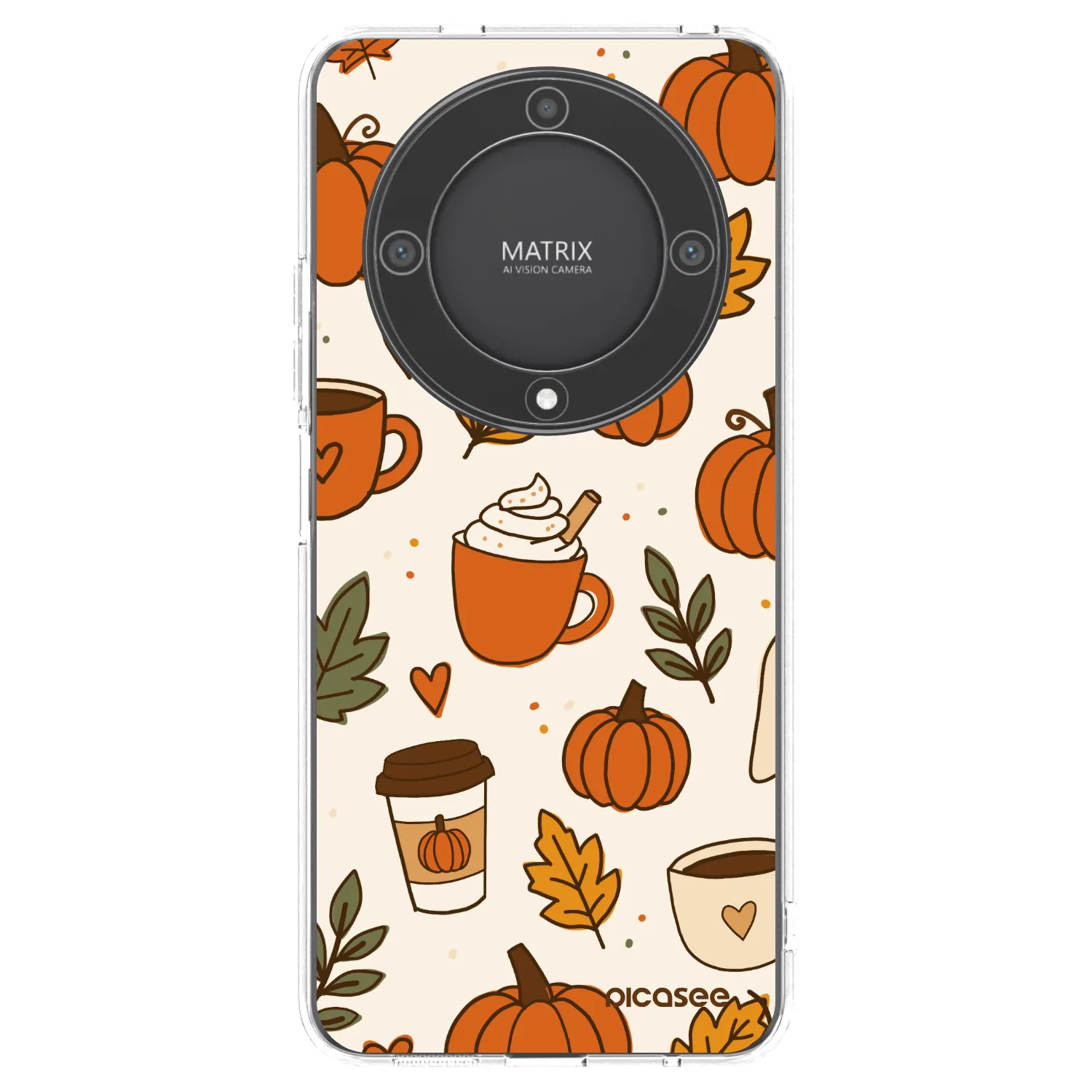 Picasee διαφανής θήκη σιλικόνης Honor Magic5 Lite 5G - Fall vibes