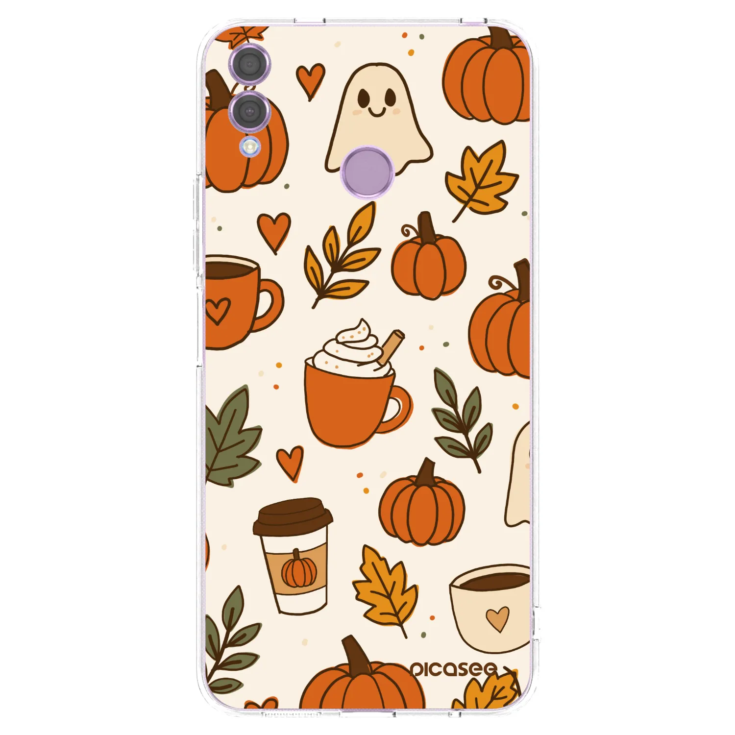 Picasee διαφανής θήκη σιλικόνης Honor 8X - Fall vibes