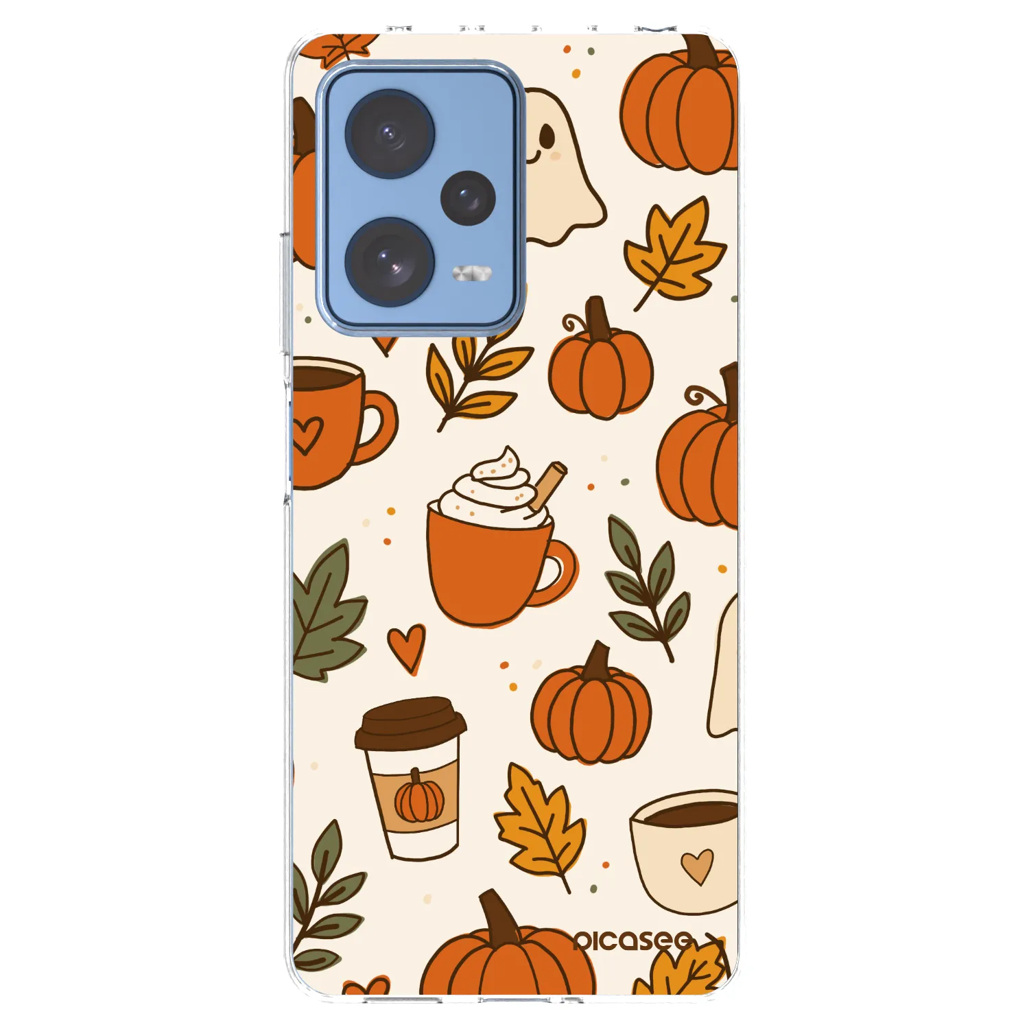Picasee διαφανής θήκη σιλικόνης Xiaomi Redmi Note 12 Pro 5G - Fall vibes