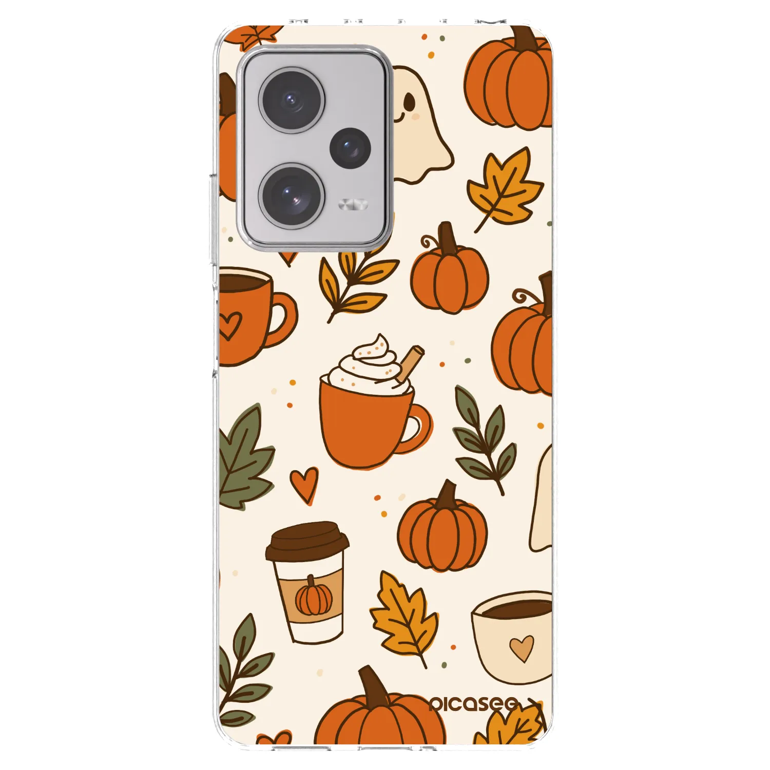 Picasee διαφανής θήκη σιλικόνης Xiaomi Redmi Note 12 Pro+ 5G - Fall vibes