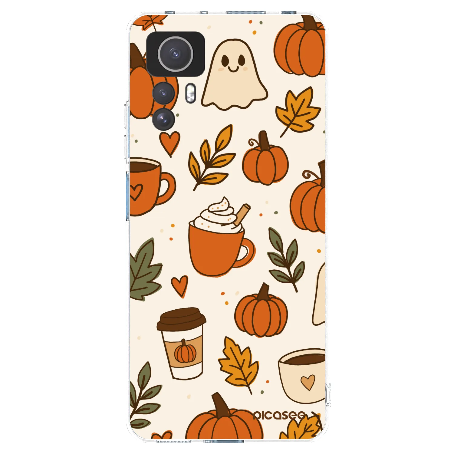 Picasee διαφανής θήκη σιλικόνης Xiaomi Redmi Note 12S - Fall vibes