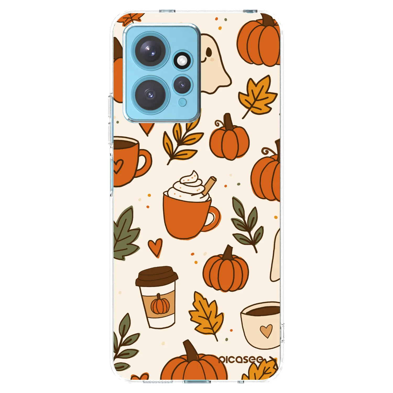 Picasee διαφανής θήκη σιλικόνης Xiaomi Redmi Note 12 4G - Fall vibes