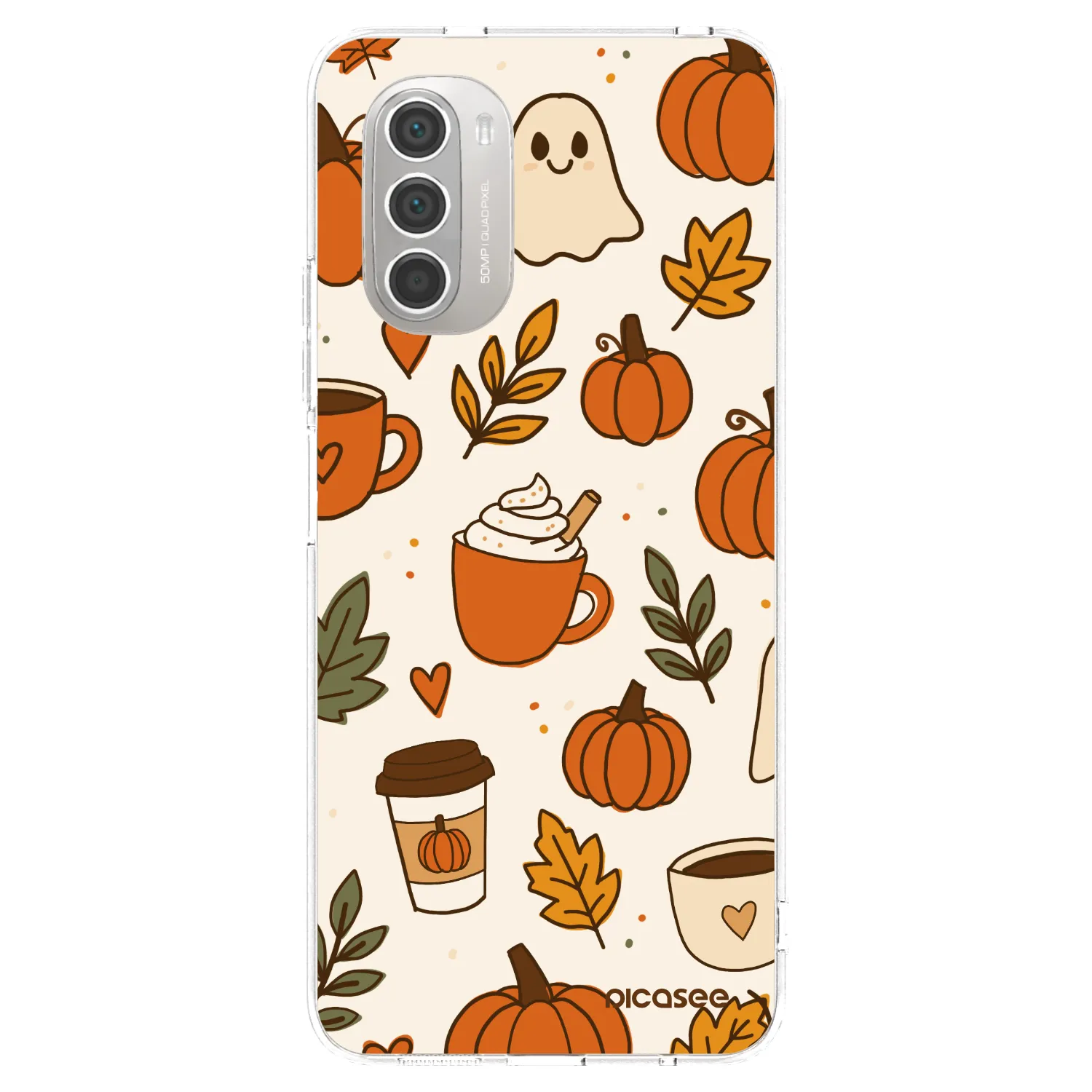 Picasee διαφανής θήκη σιλικόνης Motorola Moto G51 - Fall vibes