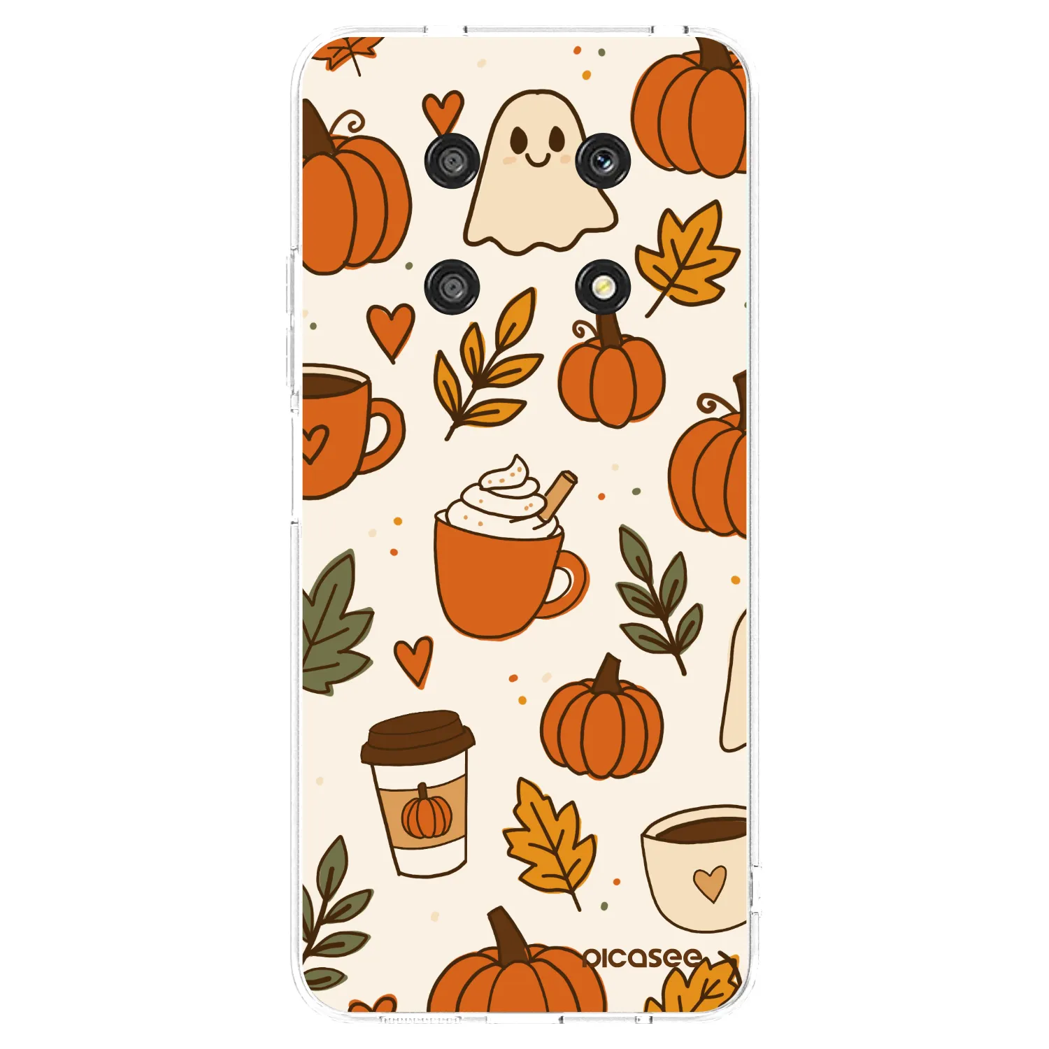 Picasee διαφανής θήκη σιλικόνης Honor Magic4 Lite 5G - Fall vibes