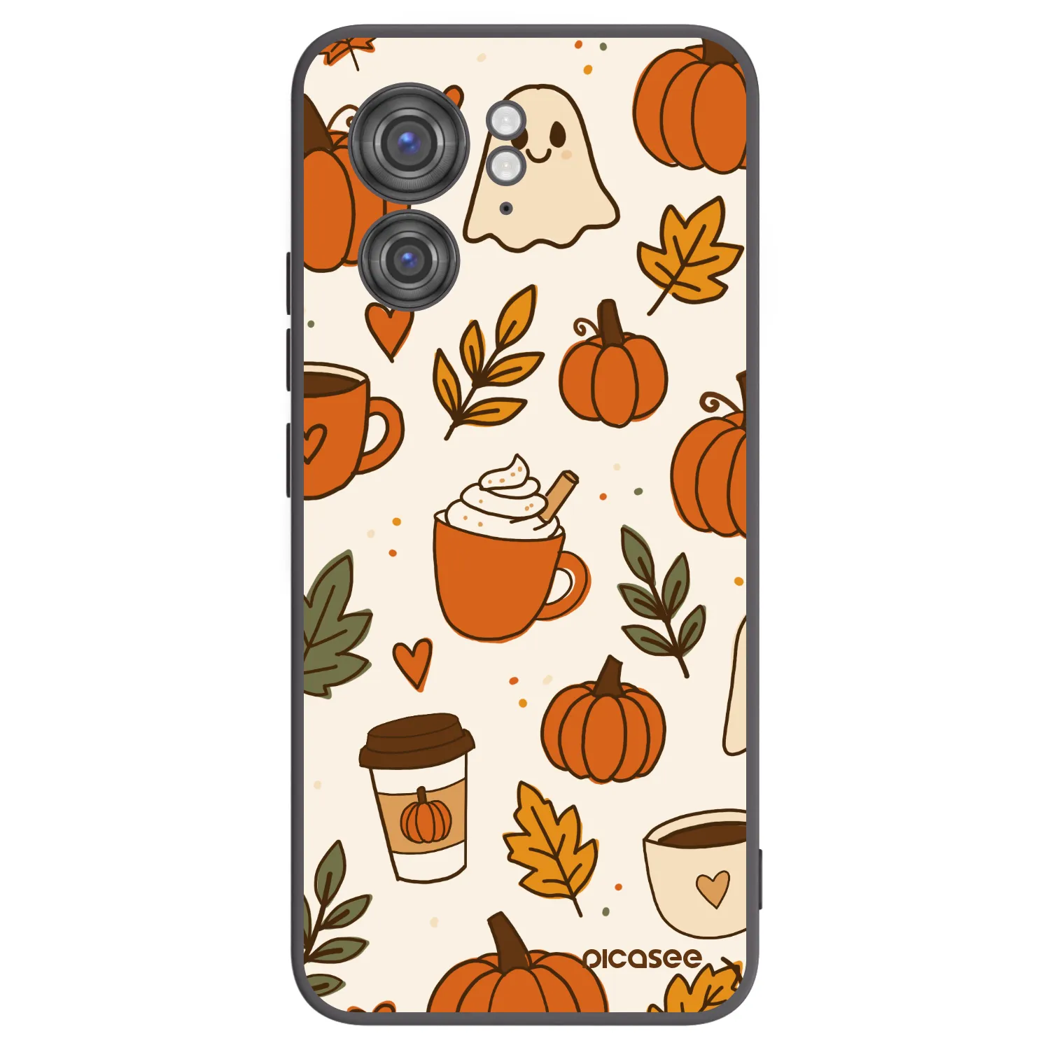 Picasee Μαύρη θήκη σιλικόνης για Motorola Edge 40 - Fall vibes