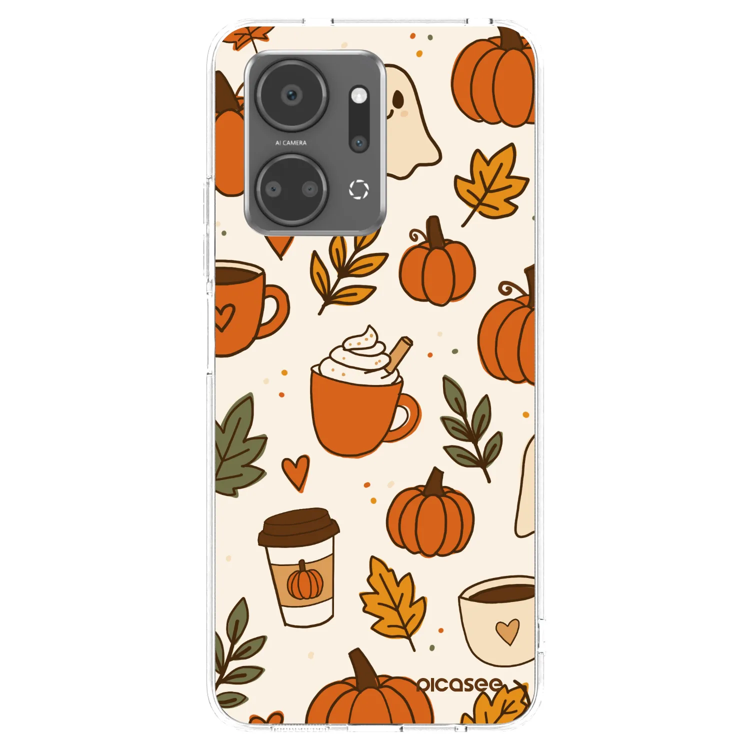 Picasee διαφανής θήκη σιλικόνης Honor X7a - Fall vibes
