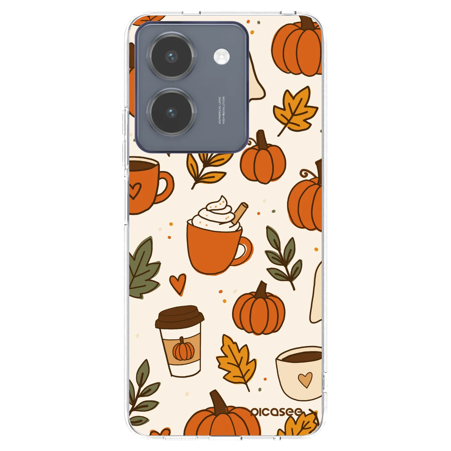 Picasee διαφανής θήκη σιλικόνης Vivo Y36 4G - Fall vibes
