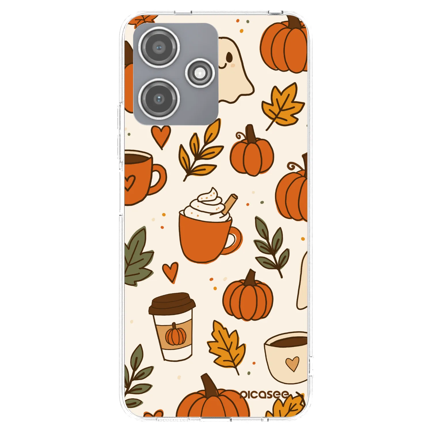 Picasee διαφανής θήκη σιλικόνης Xiaomi Redmi 12 5G - Fall vibes