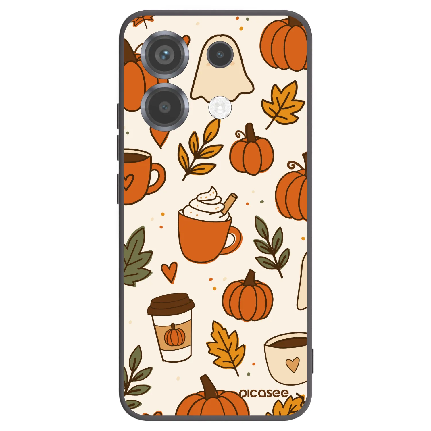 Picasee Μαύρη θήκη σιλικόνης για Xiaomi Poco X6 - Fall vibes