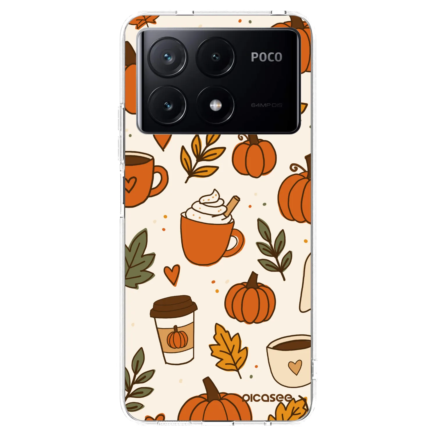 Picasee διαφανής θήκη σιλικόνης Xiaomi Poco X6 Pro - Fall vibes
