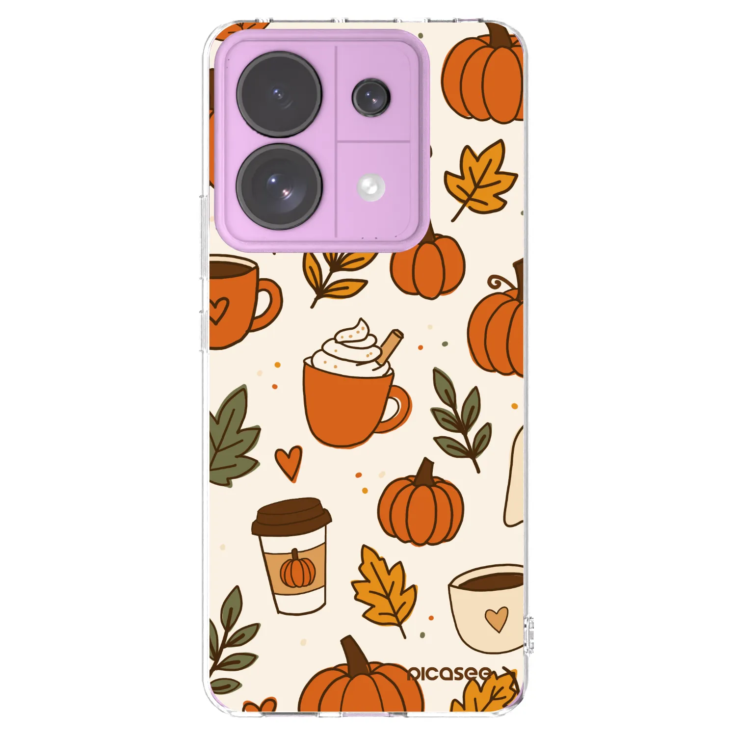 Picasee διαφανής θήκη σιλικόνης Xiaomi Redmi Note 13 Pro 5G - Fall vibes
