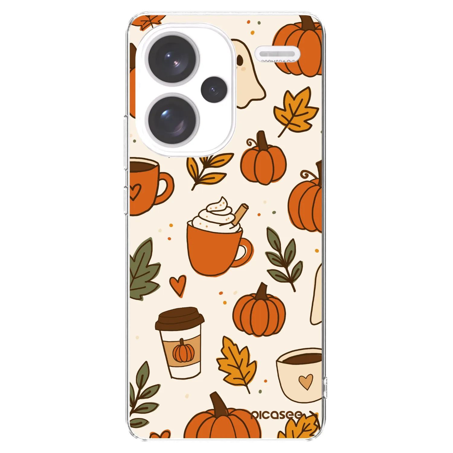 Picasee διαφανής θήκη σιλικόνης Xiaomi Redmi Note 13 Pro+ 5G - Fall vibes