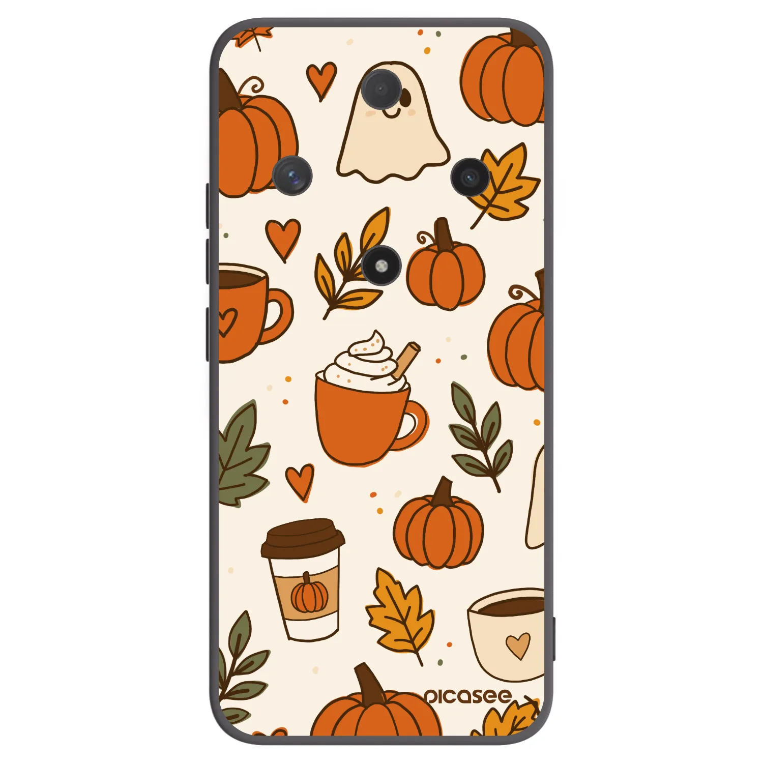 Picasee Μαύρη θήκη σιλικόνης για Honor Magic6 Lite 5G - Fall vibes