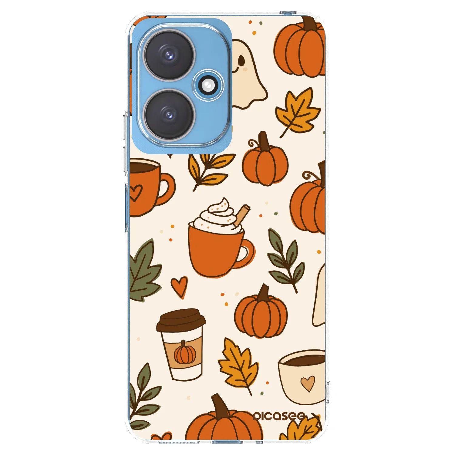 Picasee διαφανής θήκη σιλικόνης Xiaomi Redmi 13C 5G - Fall vibes