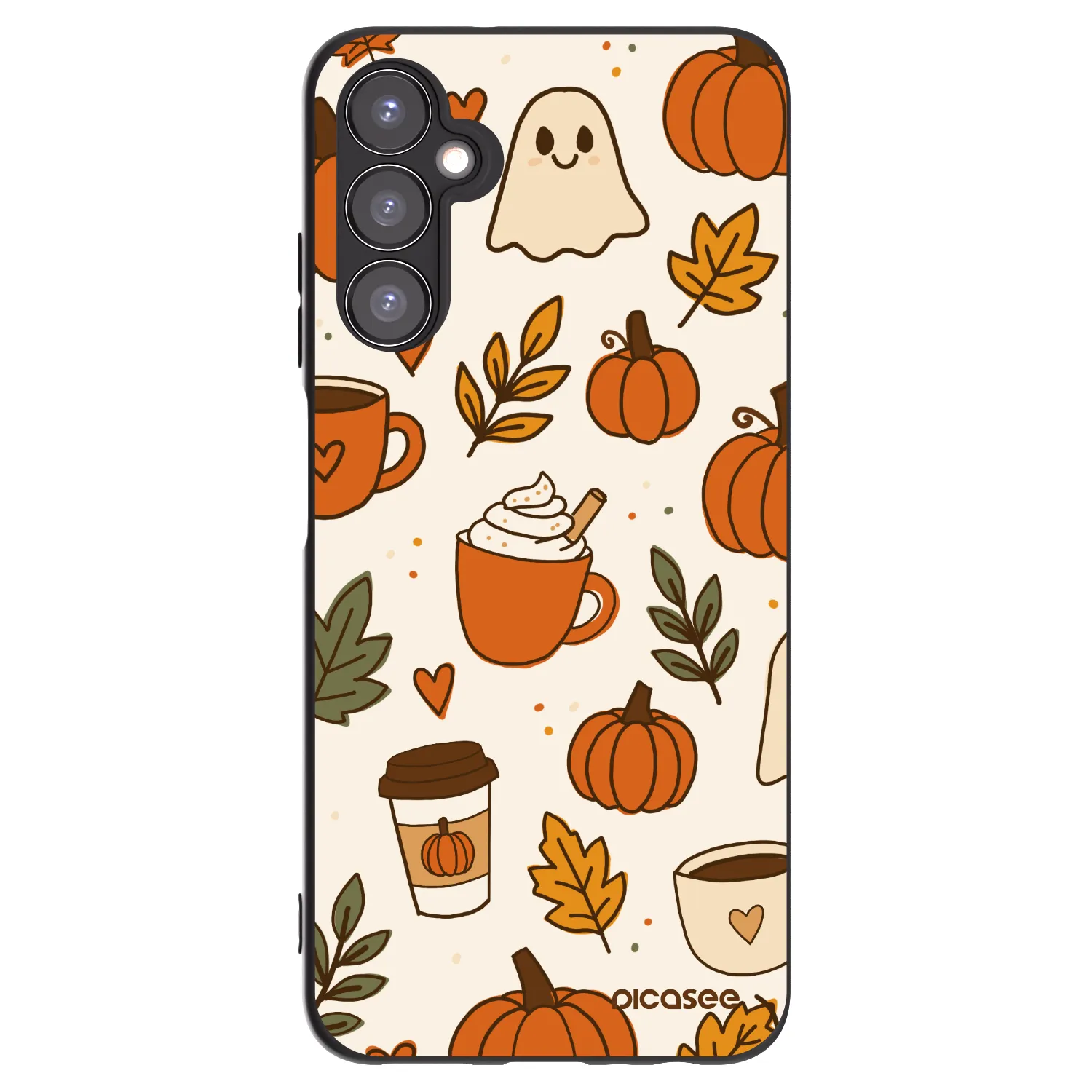 Picasee Μαύρη θήκη σιλικόνης για Samsung Galaxy A05s A057G - Fall vibes