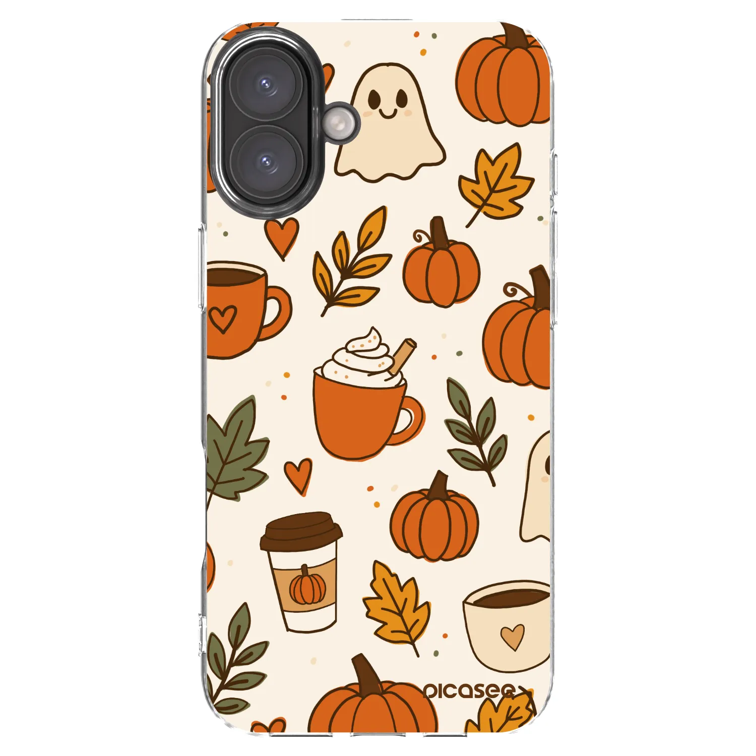 Picasee διαφανής θήκη σιλικόνης Apple iPhone 16 Plus - Fall vibes