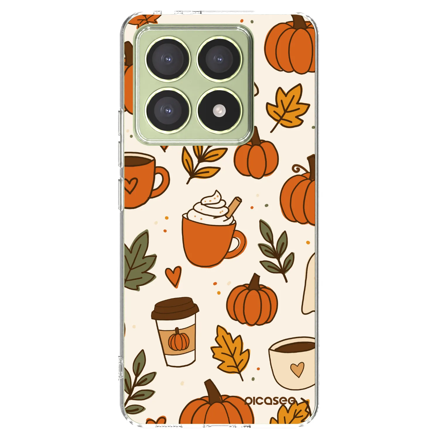 Picasee διαφανής θήκη σιλικόνης Xiaomi 14T - Fall vibes
