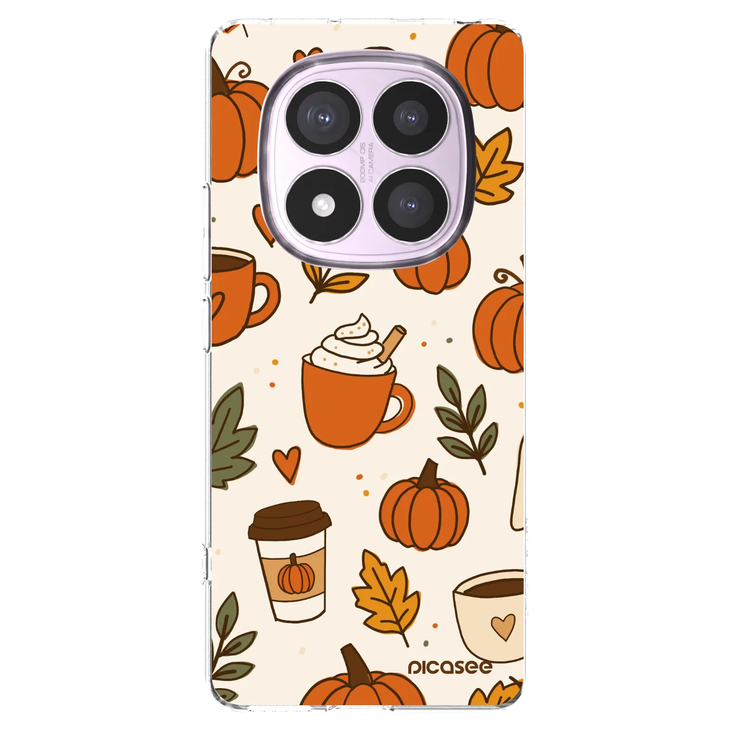 Picasee διαφανής θήκη σιλικόνης Xiaomi Redmi Note 14 Pro 5G - Fall vibes