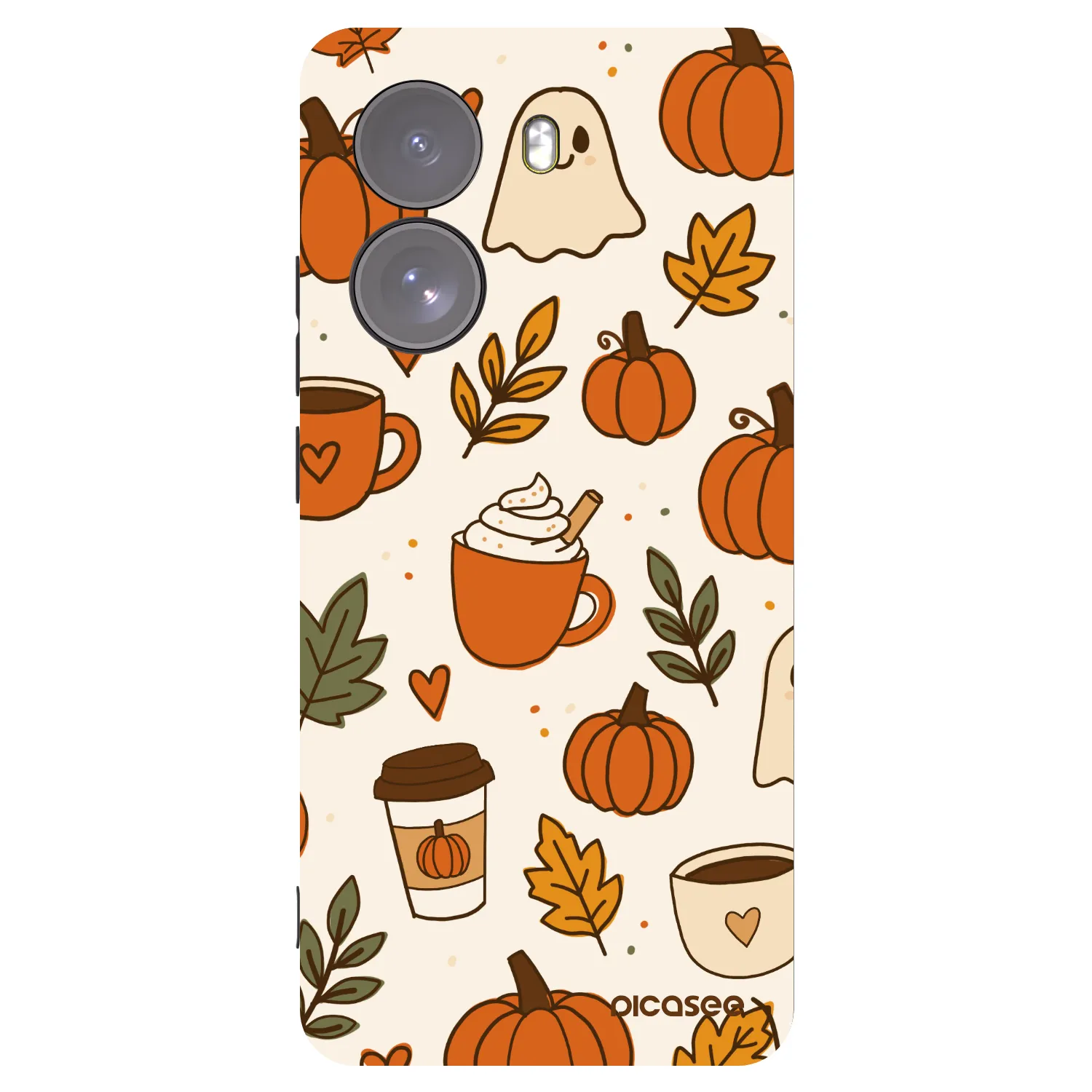 Picasee Μαύρη θήκη σιλικόνης για Xiaomi Poco X7 - Fall vibes