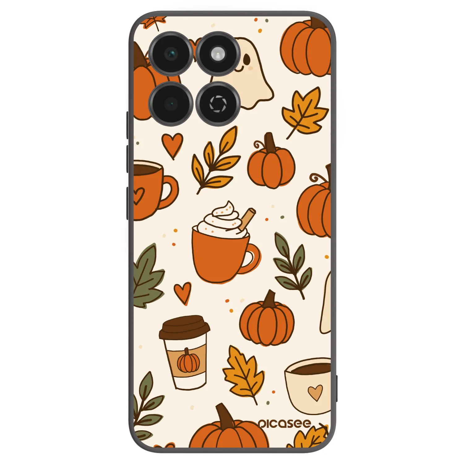 Picasee Μαύρη θήκη σιλικόνης για Honor 200 Smart 5G - Fall vibes