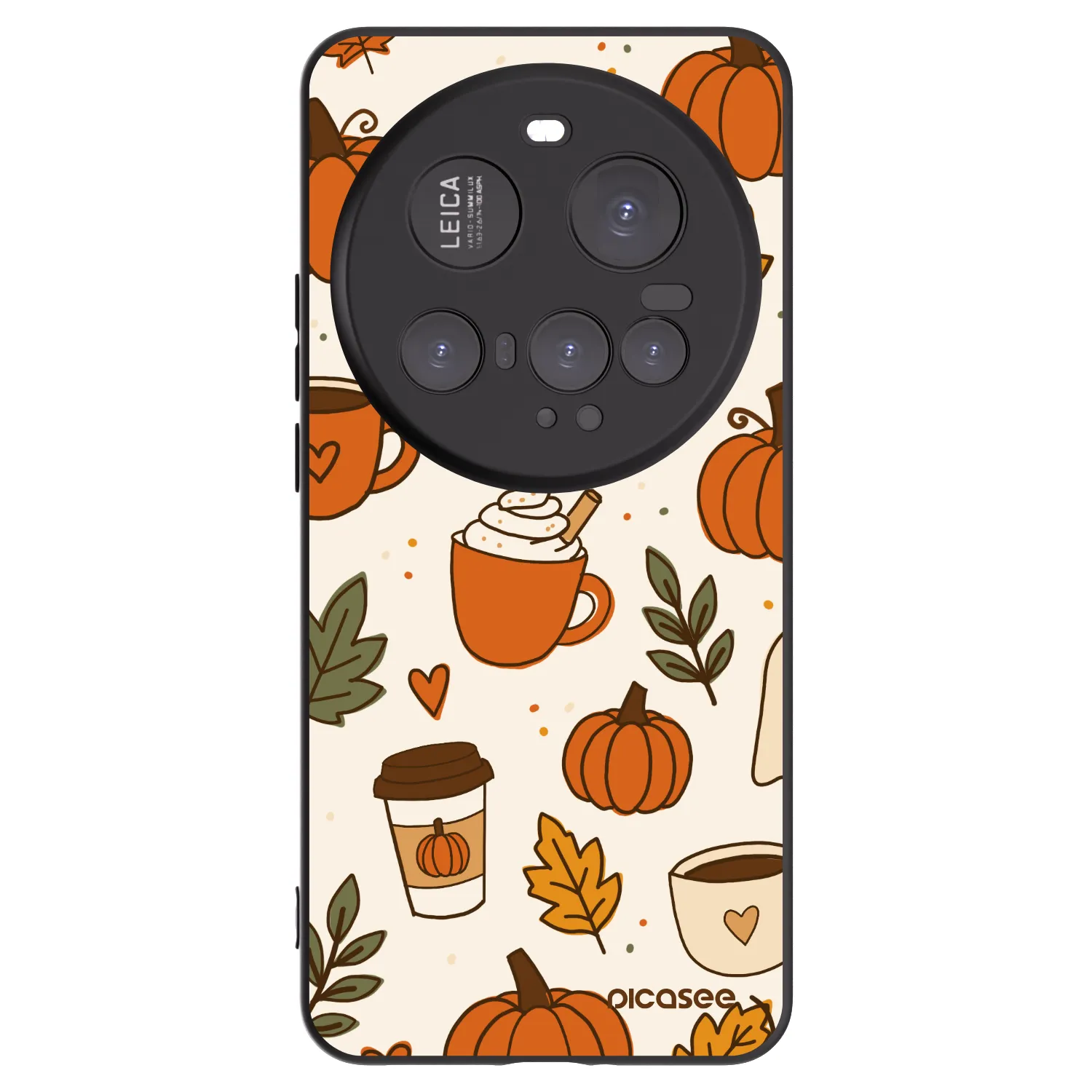 Picasee Μαύρη θήκη σιλικόνης για Xiaomi 15 Ultra - Fall vibes