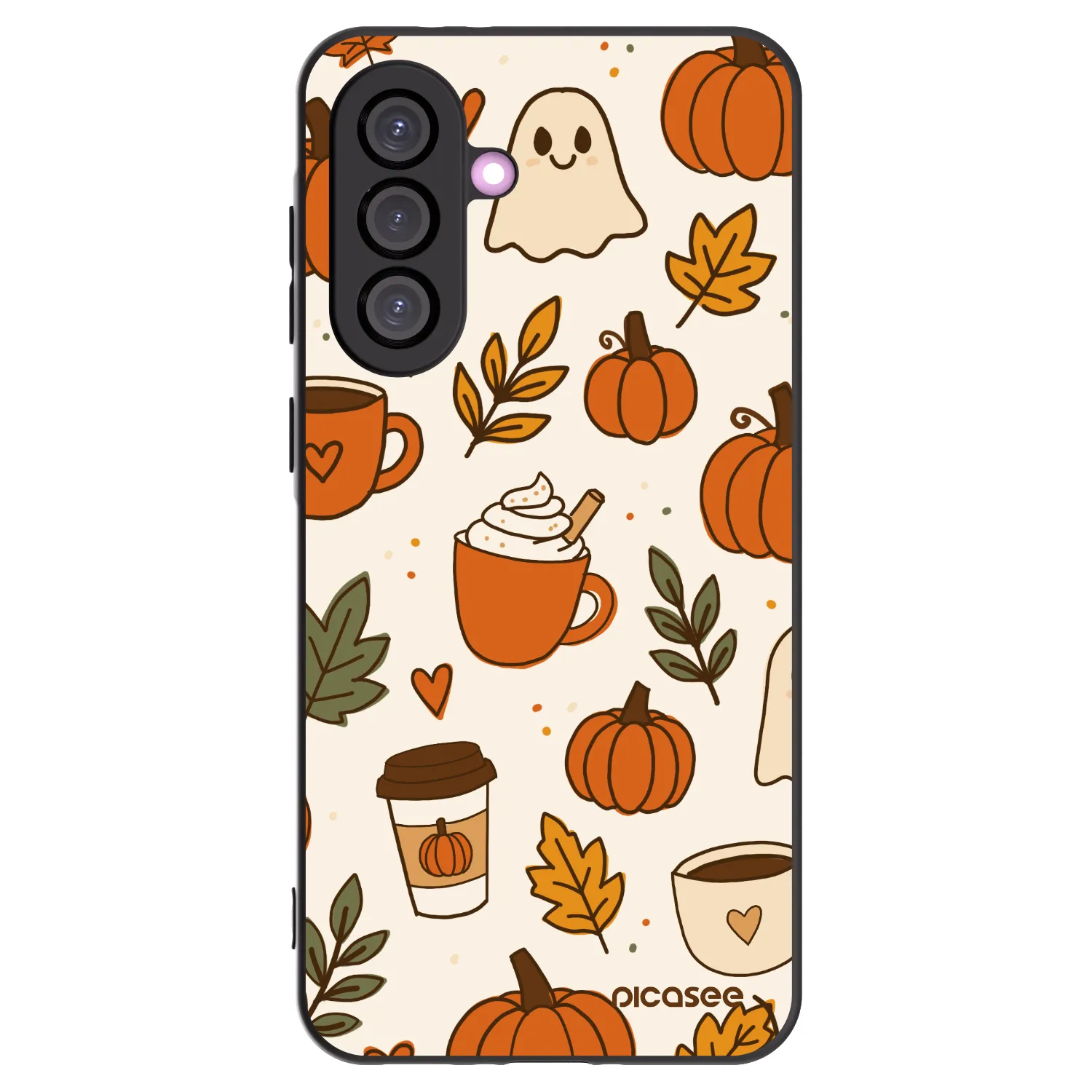 Picasee Μαύρη θήκη σιλικόνης για Samsung Galaxy A36 5G - Fall vibes