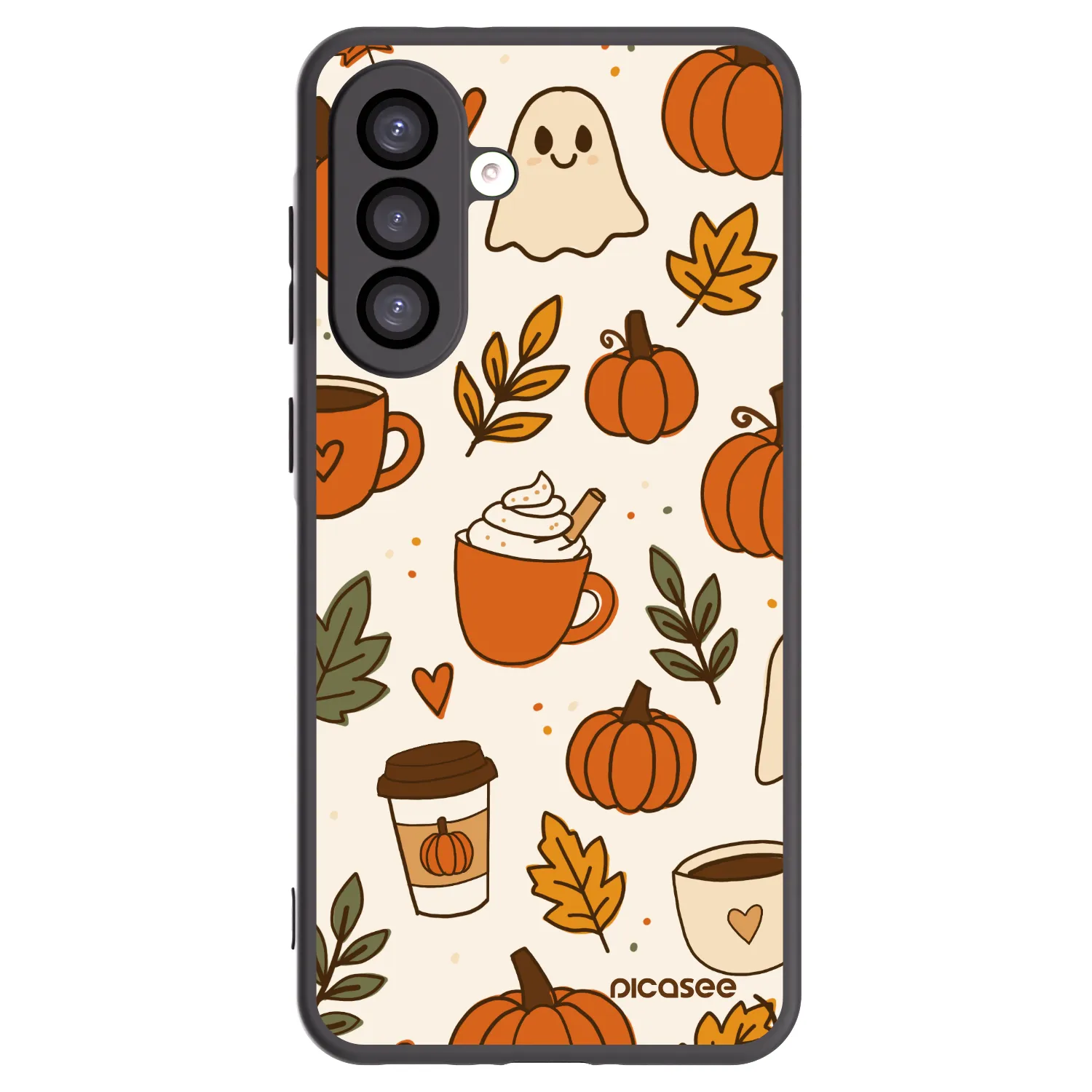 Picasee Μαύρη θήκη σιλικόνης για Samsung Galaxy A26 5G A266B - Fall vibes