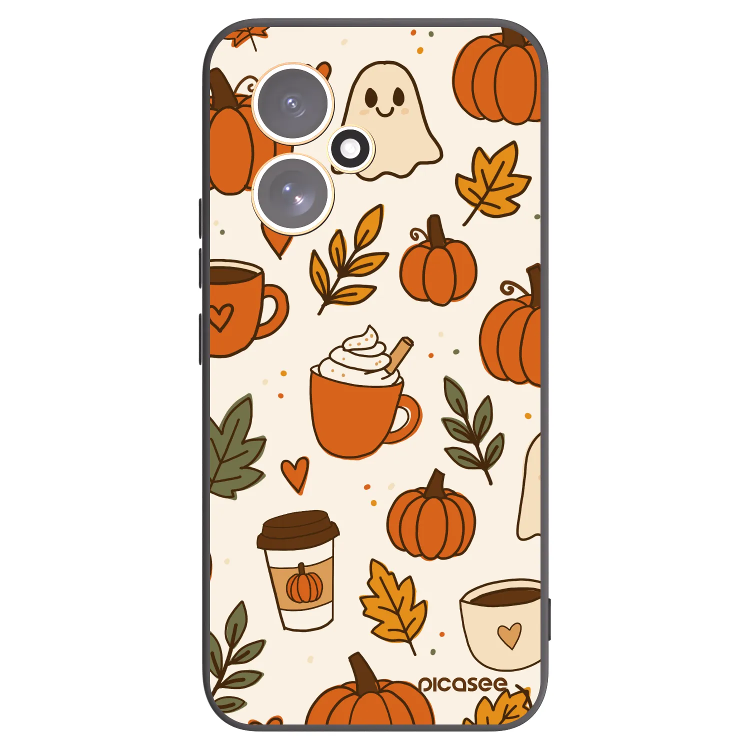 Picasee Μαύρη θήκη σιλικόνης για Honor 400 5G - Fall vibes