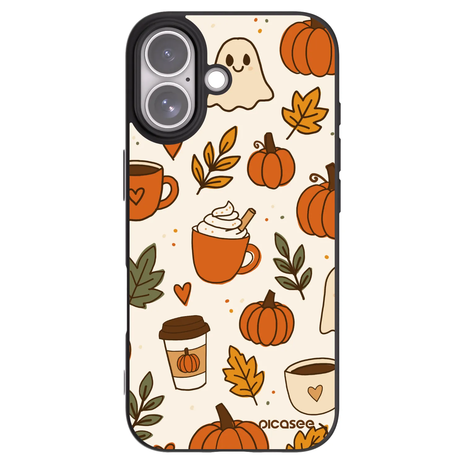 Picasee Μαύρη θήκη σιλικόνης για Apple iPhone 17 - Fall vibes