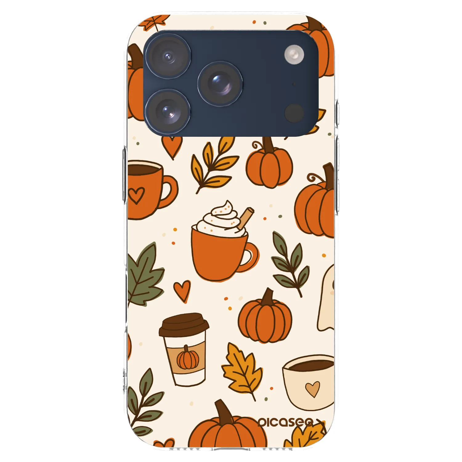 Picasee διαφανής θήκη σιλικόνης Apple iPhone 17 Pro - Fall vibes