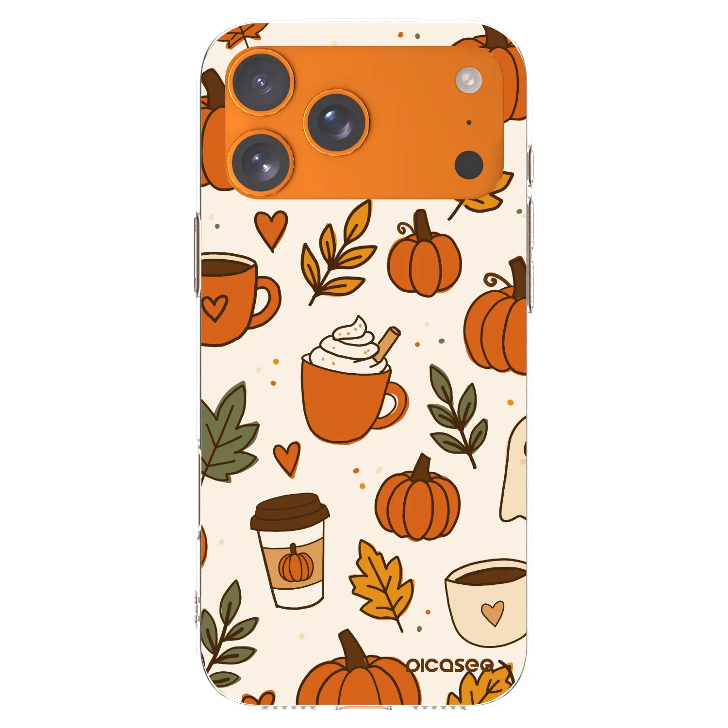 Picasee διαφανής θήκη σιλικόνης Apple iPhone 17 Pro Max - Fall vibes