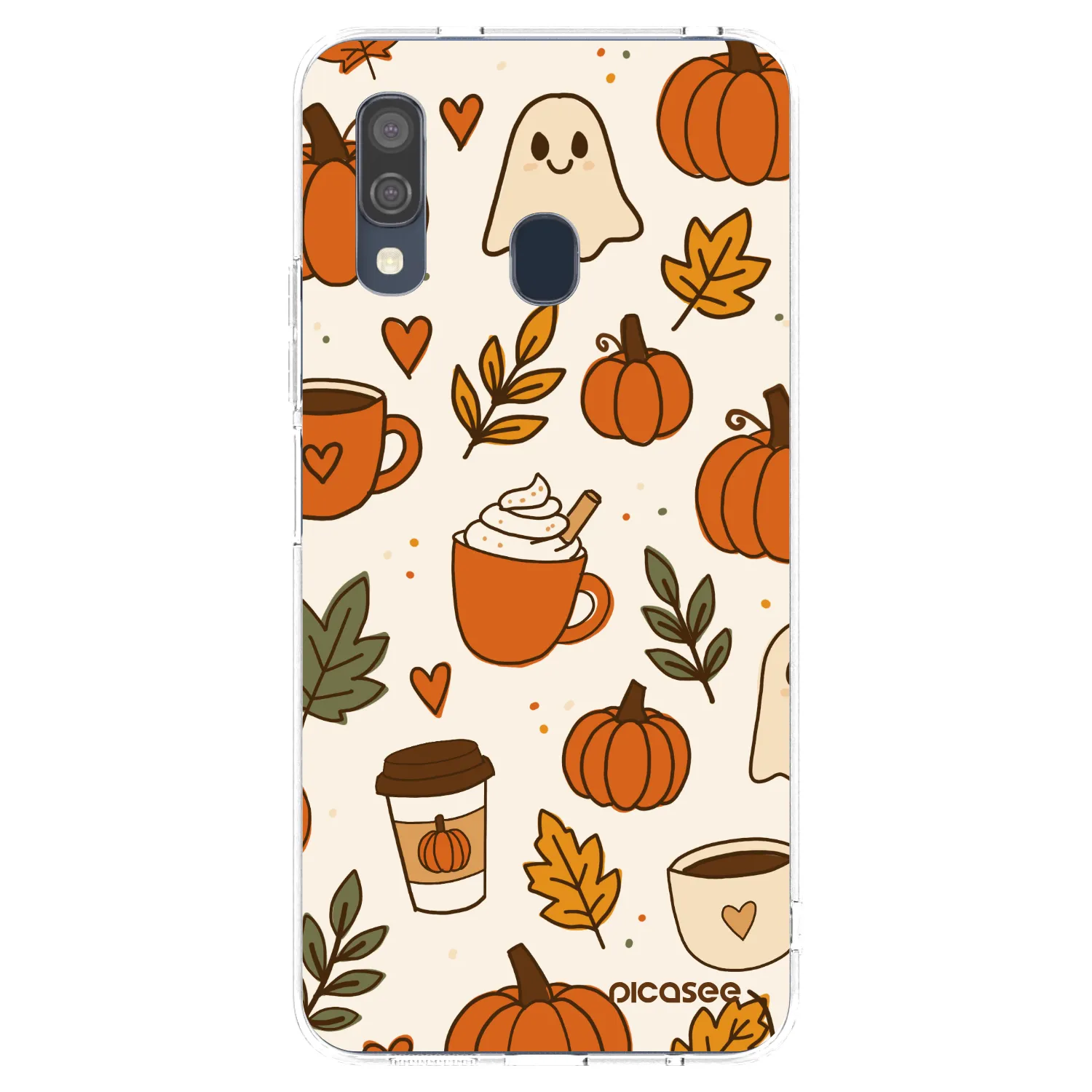 Picasee διαφανής θήκη σιλικόνης Samsung Galaxy A40 A405F - Fall vibes